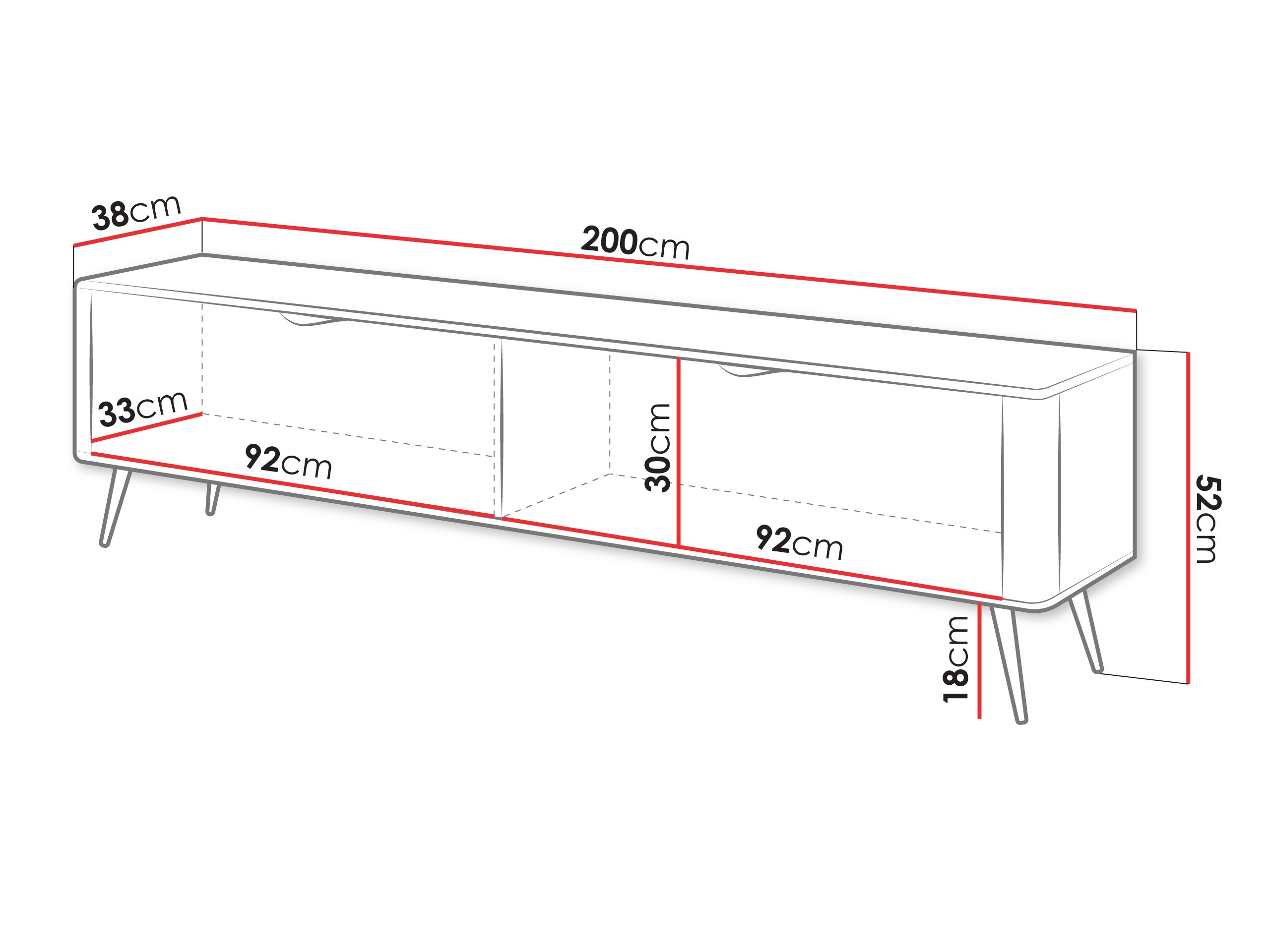 Mueble TV Lectum I (Beige)