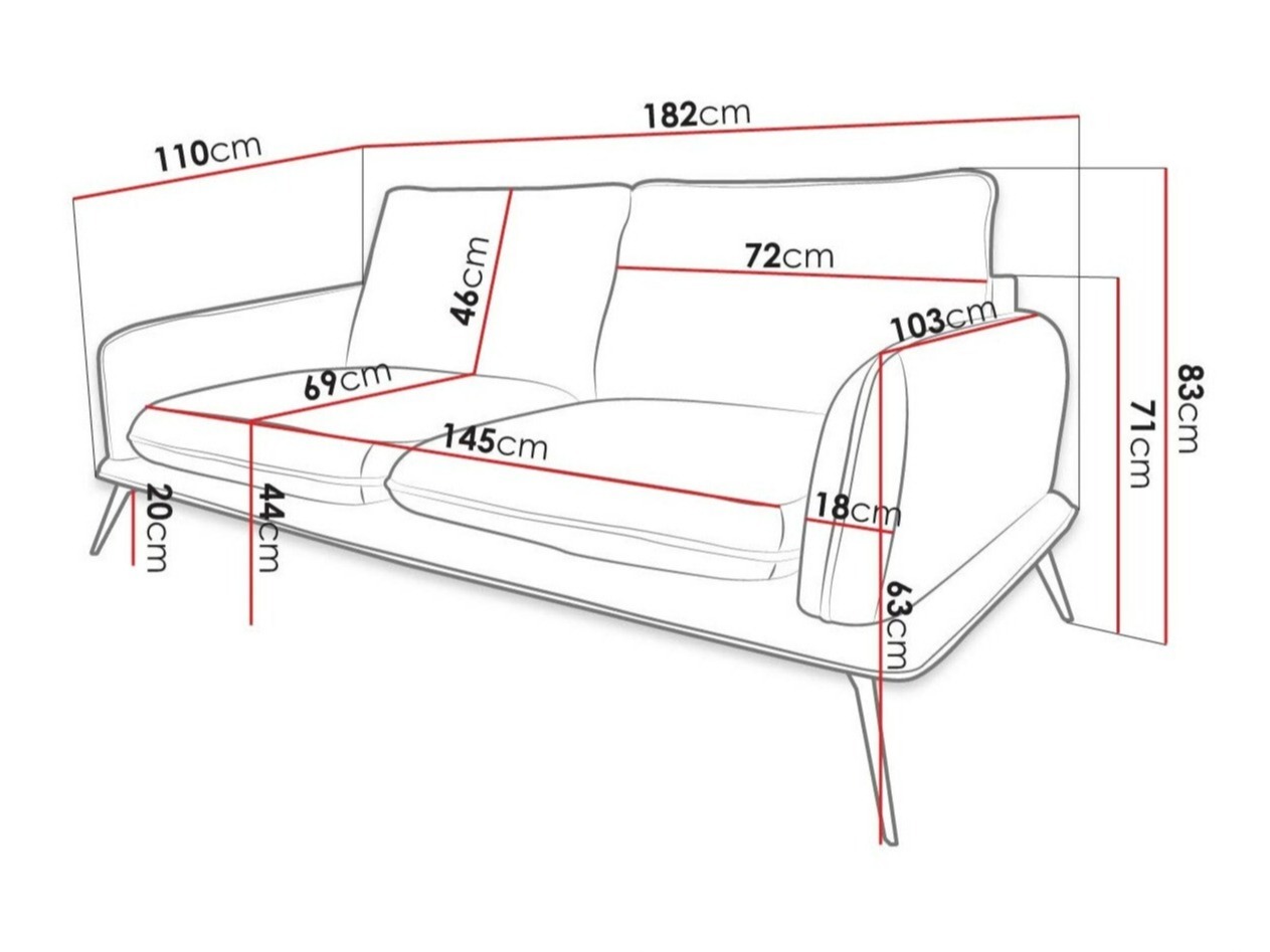 Sofá Evarveni 102 (Zetta 291)