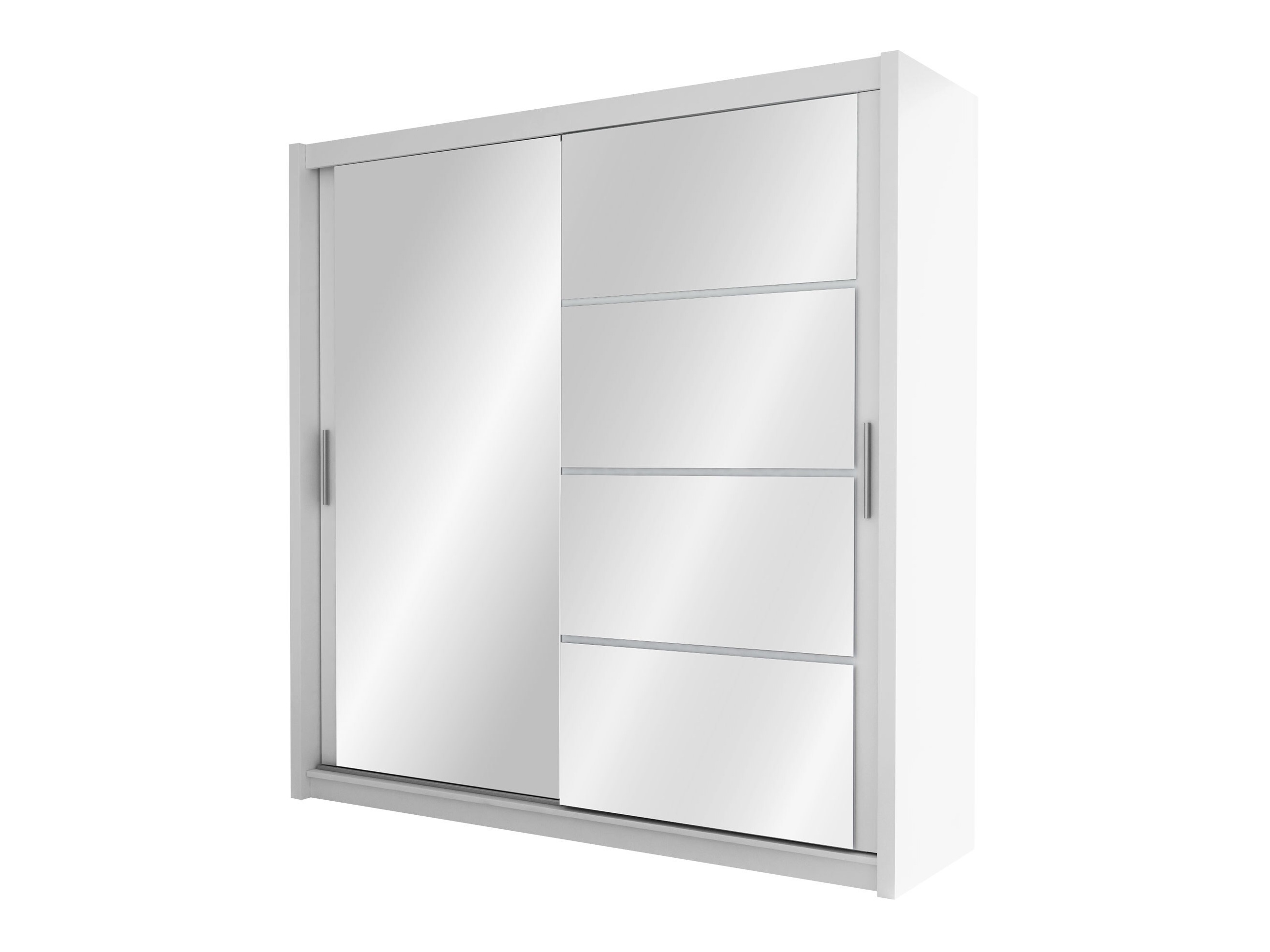Armario Honolulu 111 (Blanco + Blanco brillante)