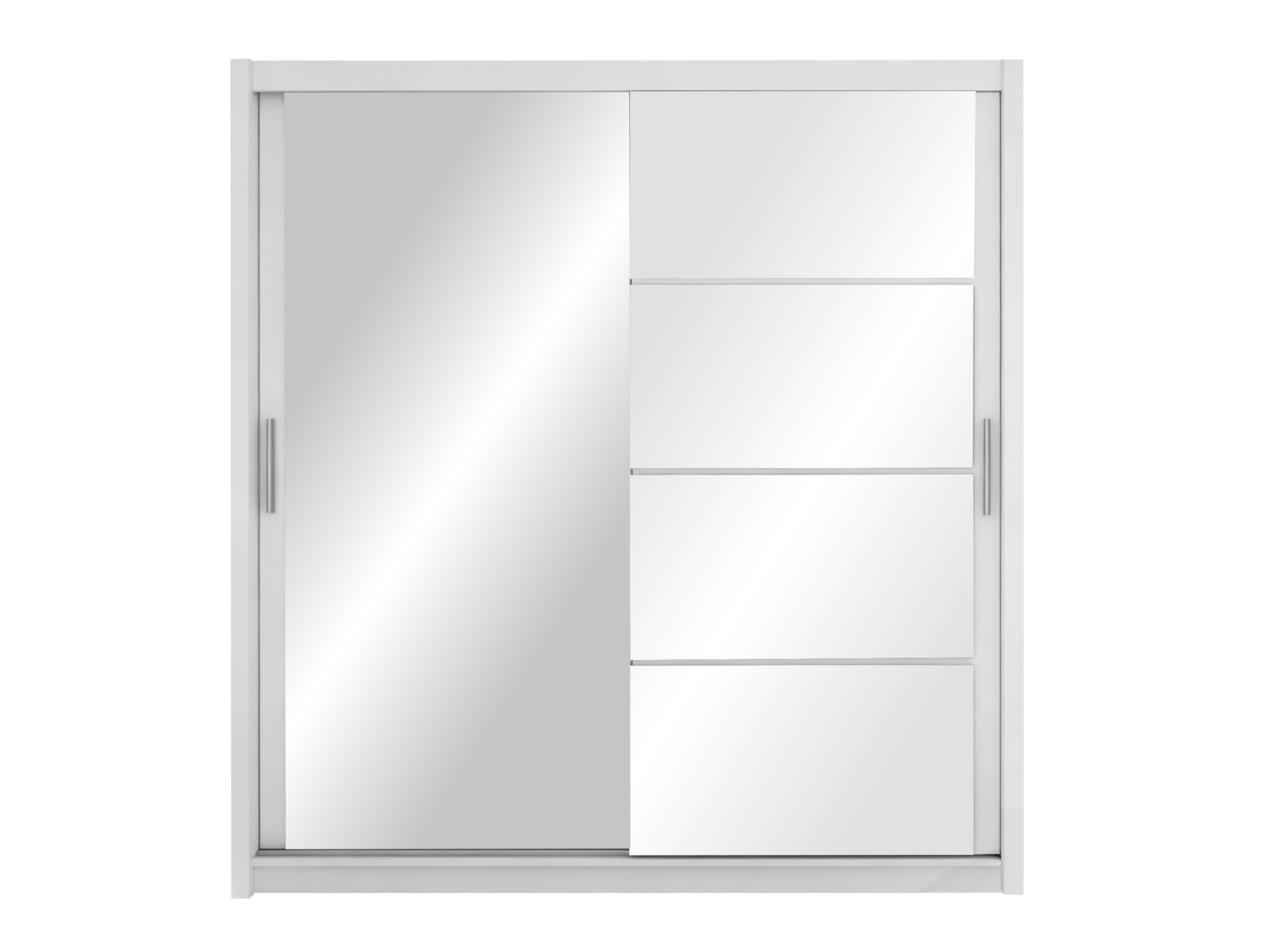 Armario Honolulu 111 (Blanco + Blanco brillante)