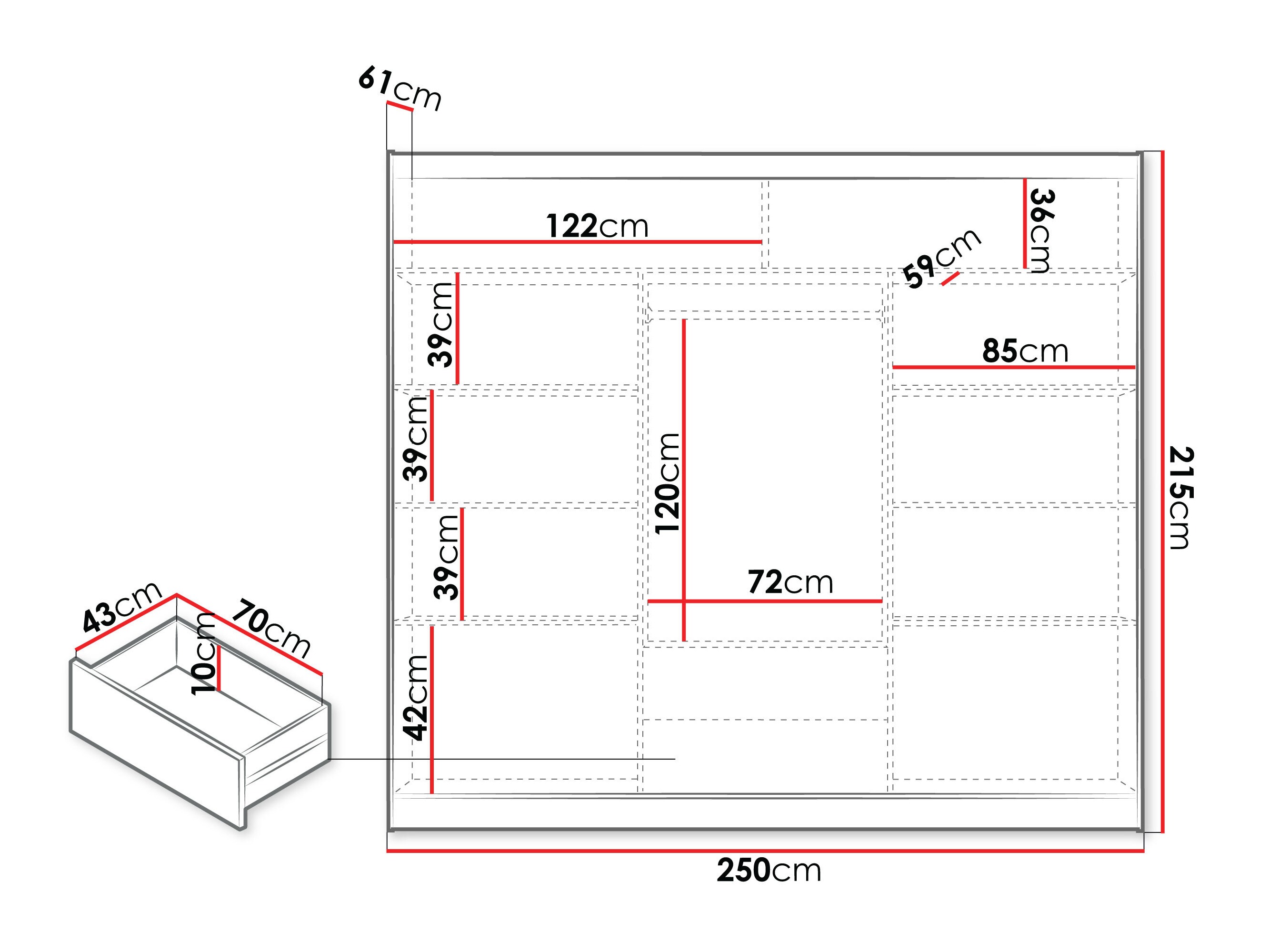 Armario Honolulu 234