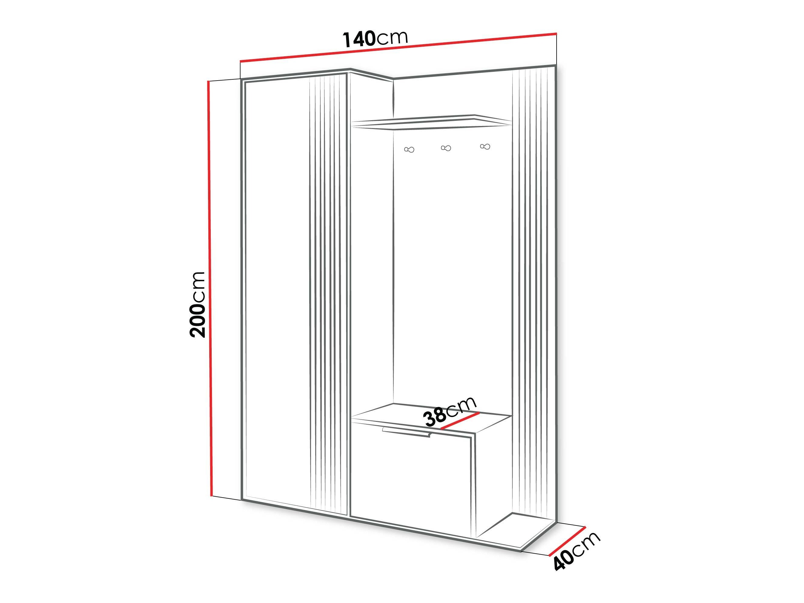 Conjunto para recibidor Honolulu 250
