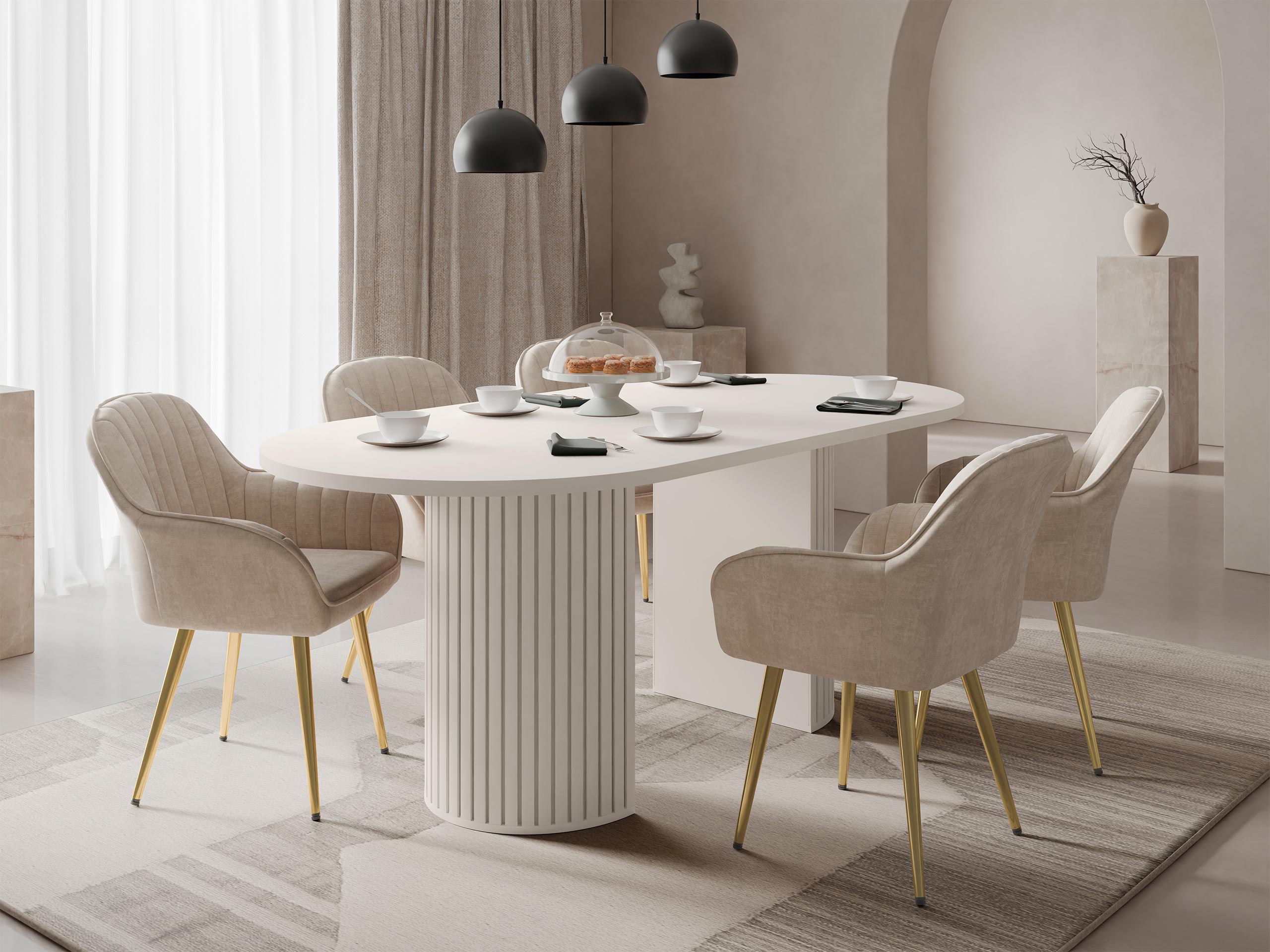 Mesa Comfivo Ulma (Beige)