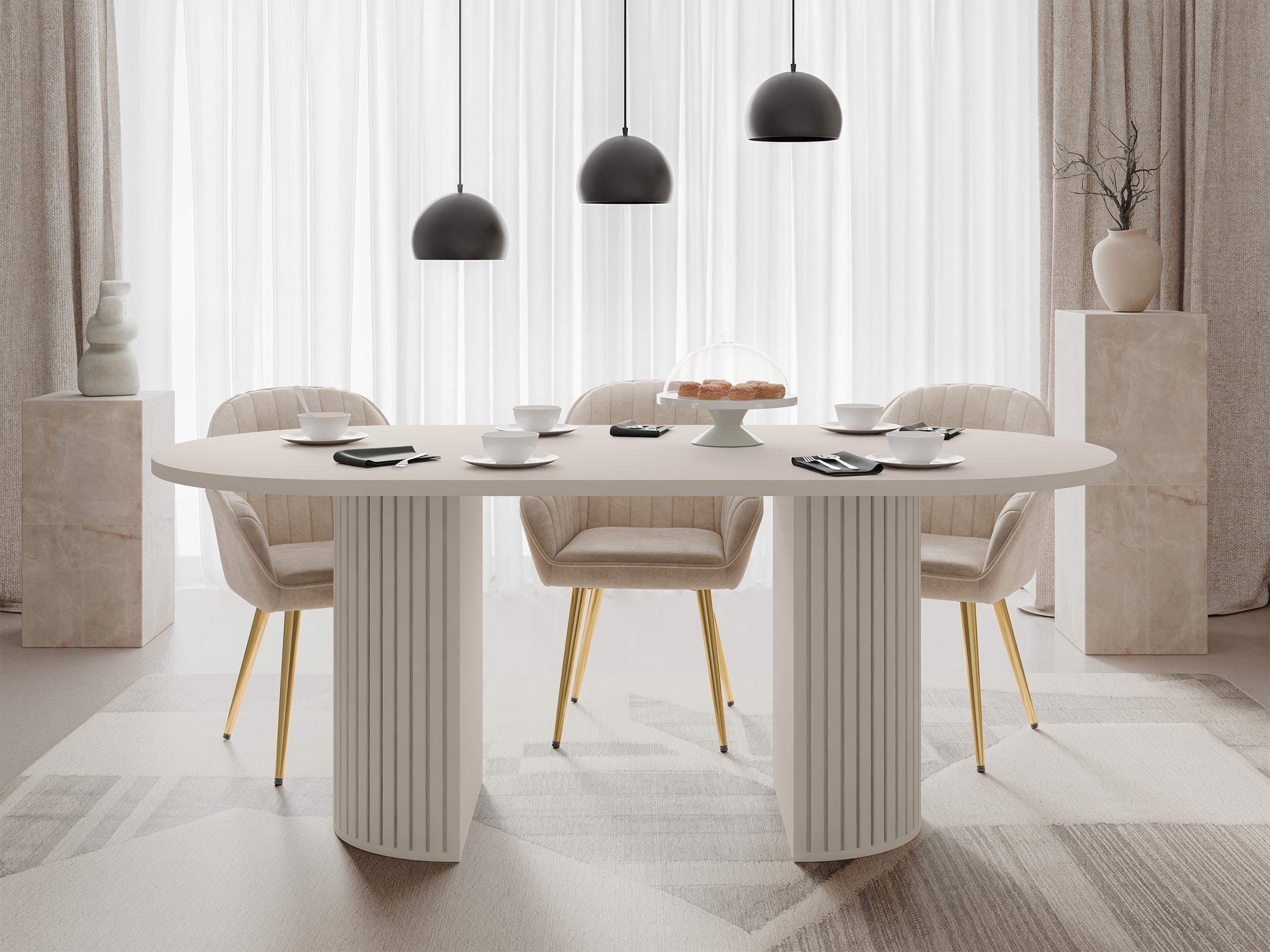 Mesa Comfivo Ulma (Beige)