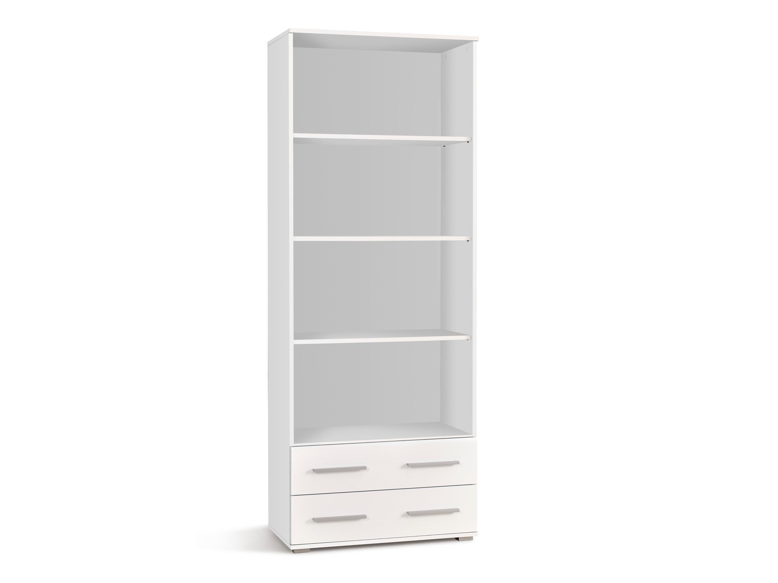 Estantería Cirveso 108 (Blanco + Blanco brillante)