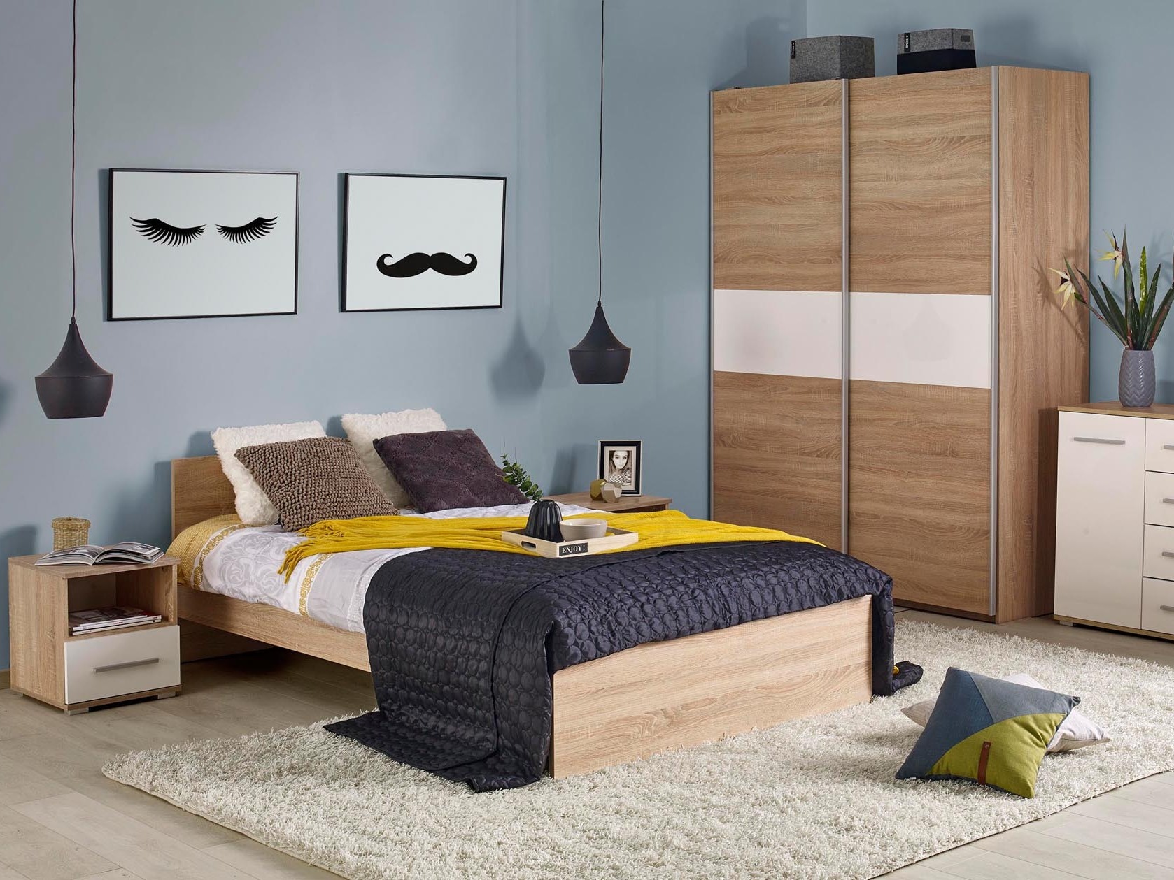 Cama Cirveso 104 (Roble Sonoma)