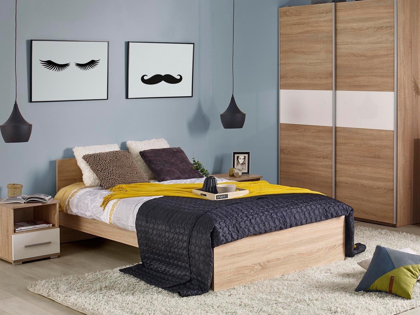 Cama Cirveso 105 (Roble Sonoma)