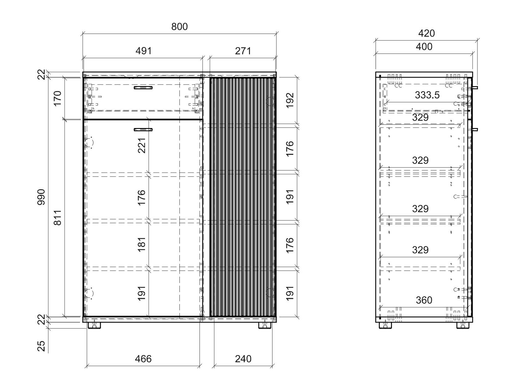 Conjunto para recibidor Remcale 117