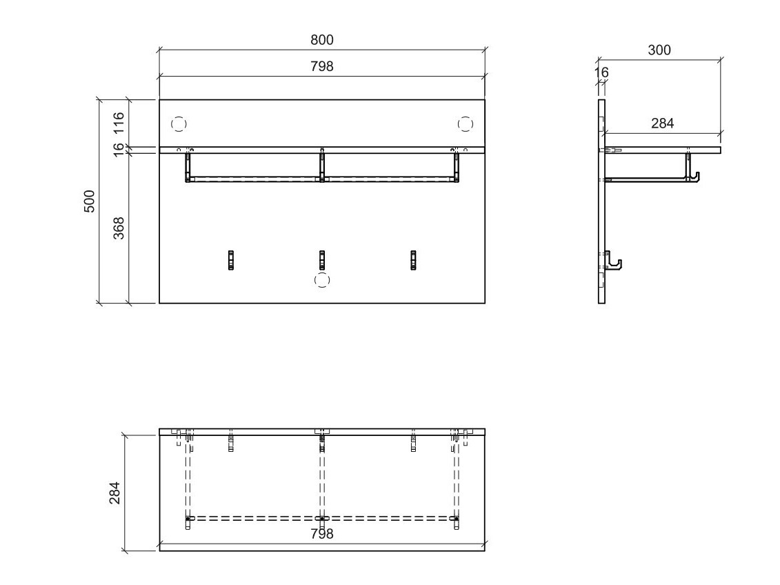 Conjunto para recibidor Remcale 117