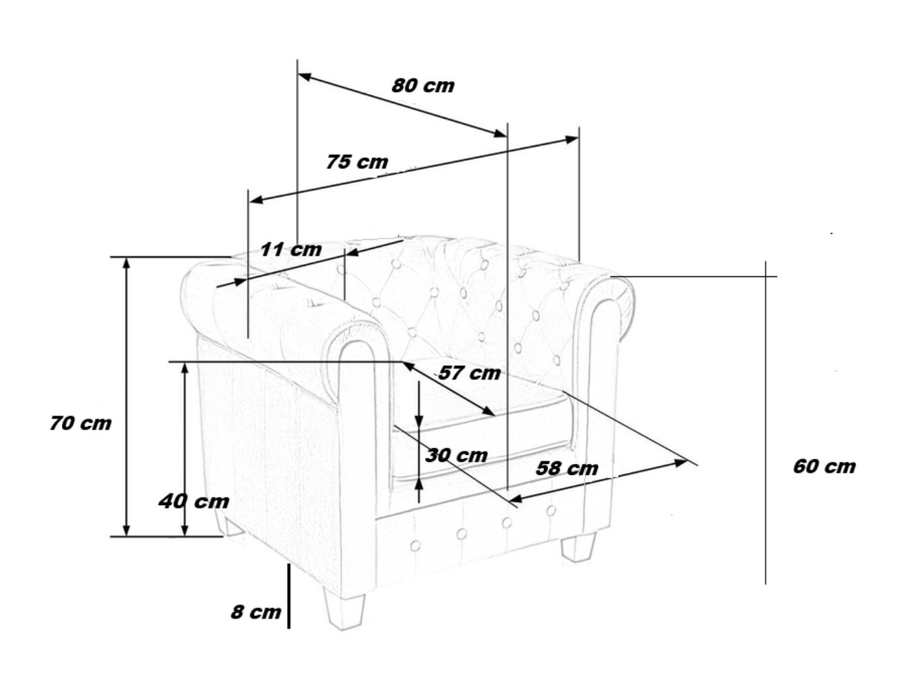 Sillón Houston 2092 (Beige)