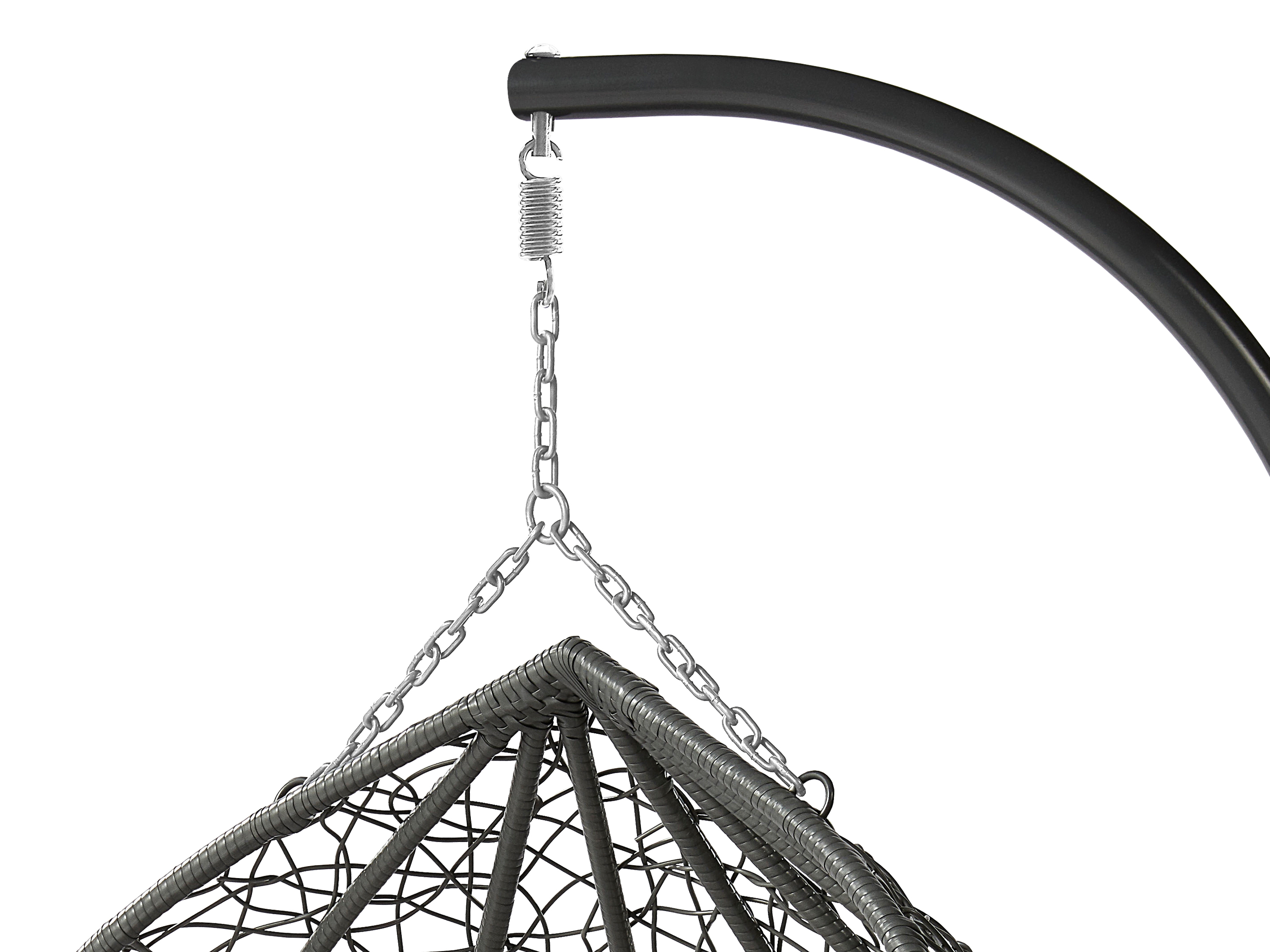 Silla colgante Comfivo Audos (Gris + Gris claro)