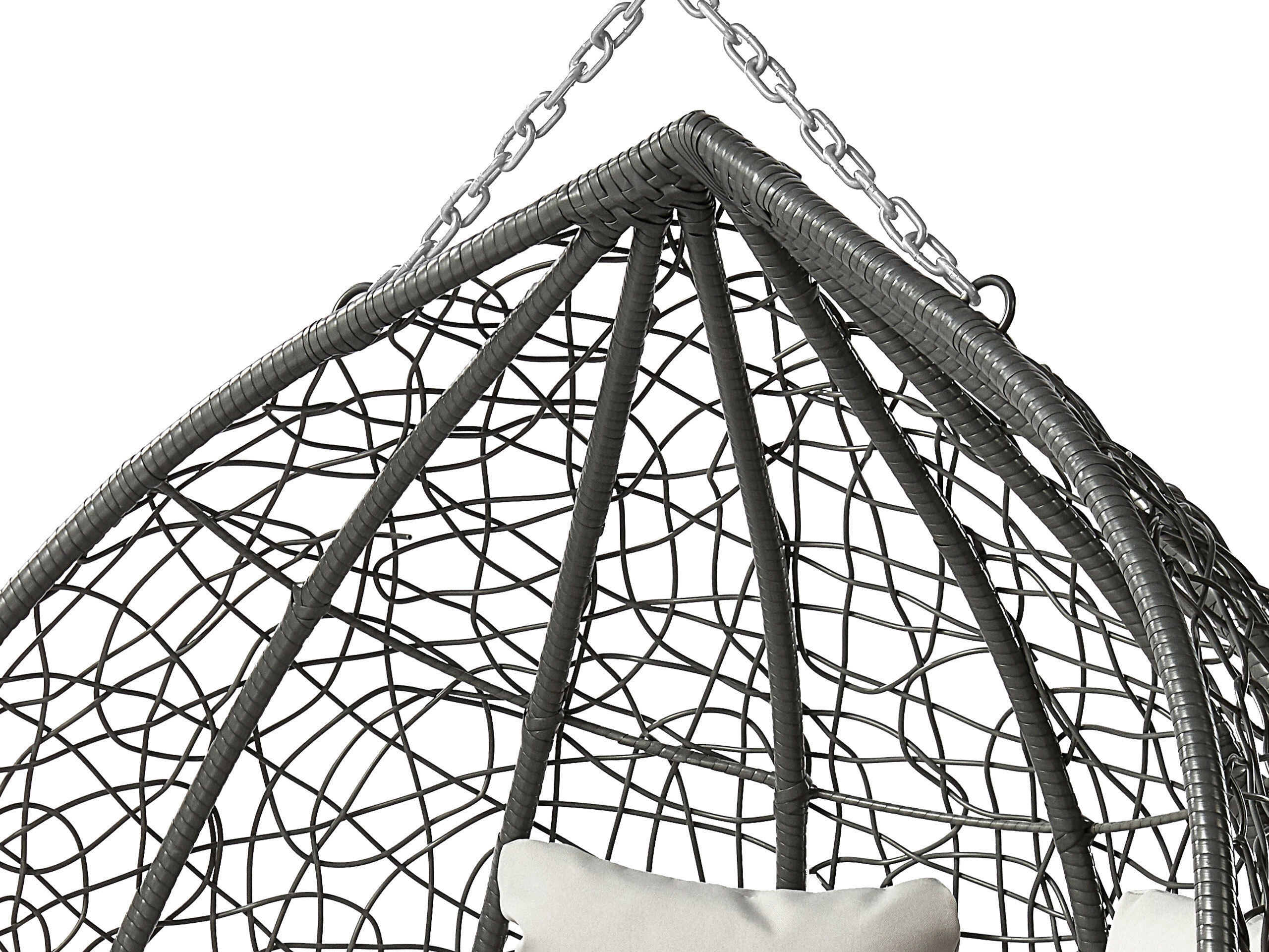 Silla colgante Comfivo Audos (Gris + Gris claro)