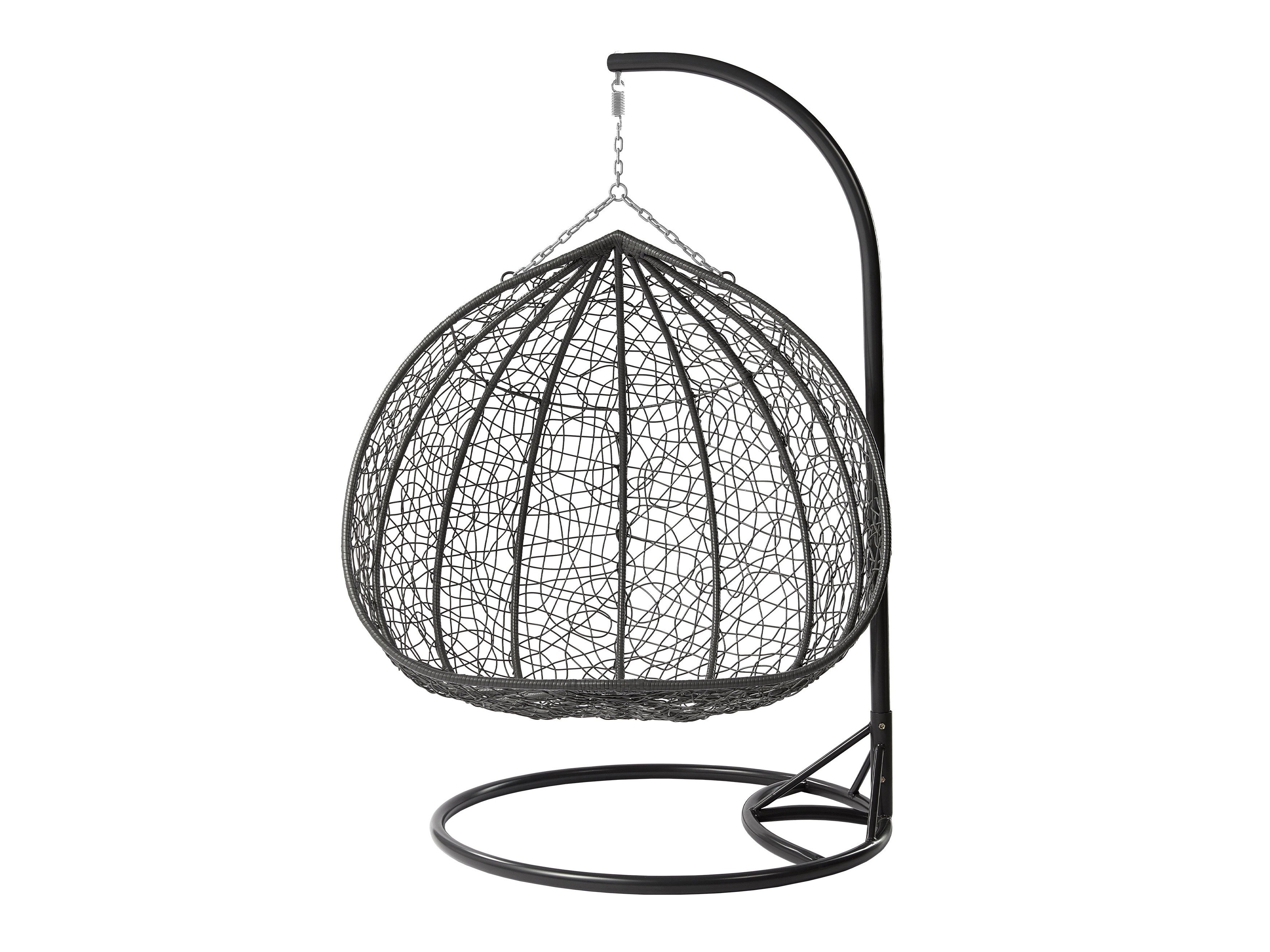 Silla colgante Comfivo Audos (Gris + Gris claro)