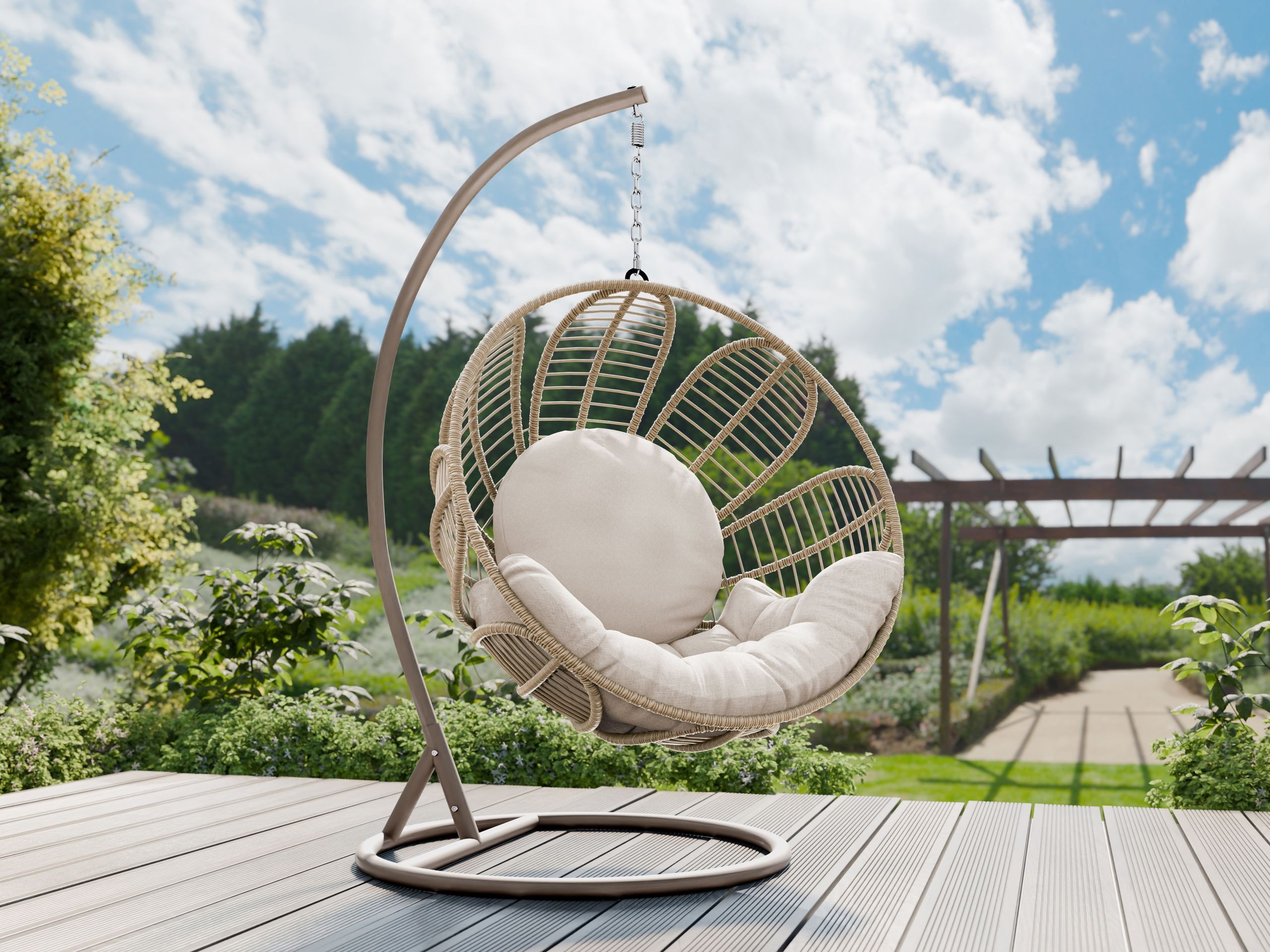 Silla colgante Comfivo Ingenium (Beige)