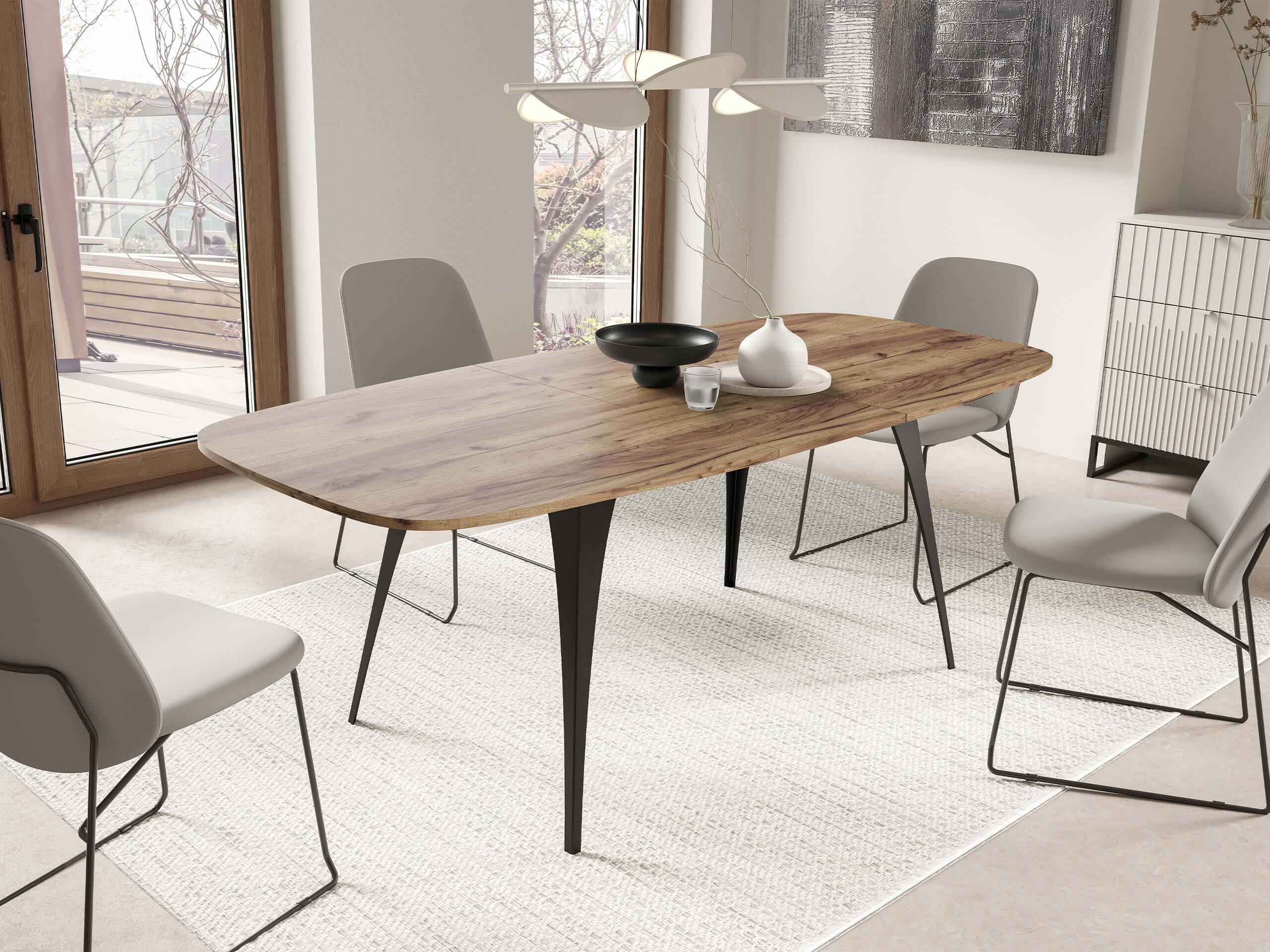 Mesa Oswego 131 (Roble dorado artesanal)