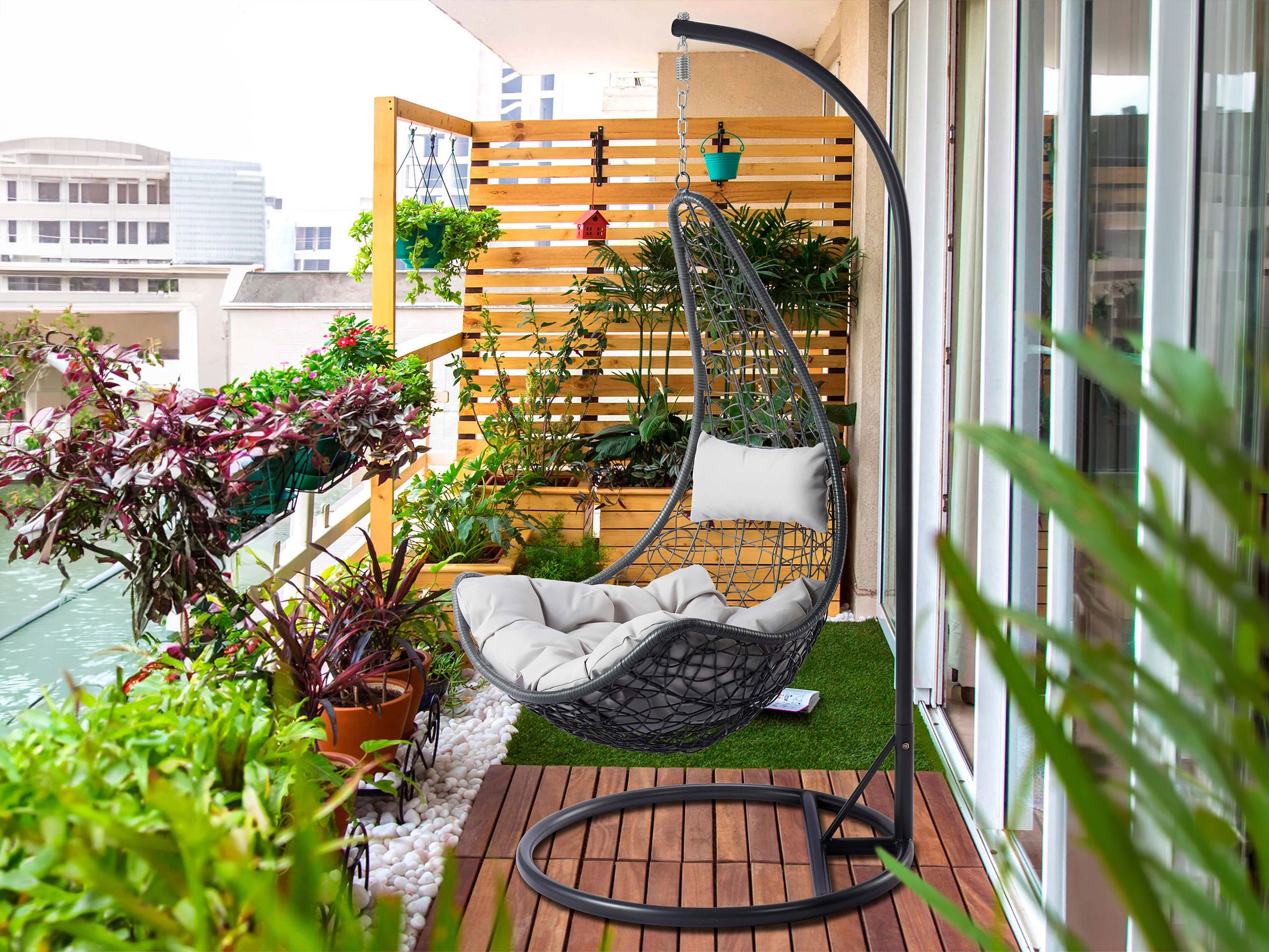 Silla colgante Comfivo Figae (Gris)