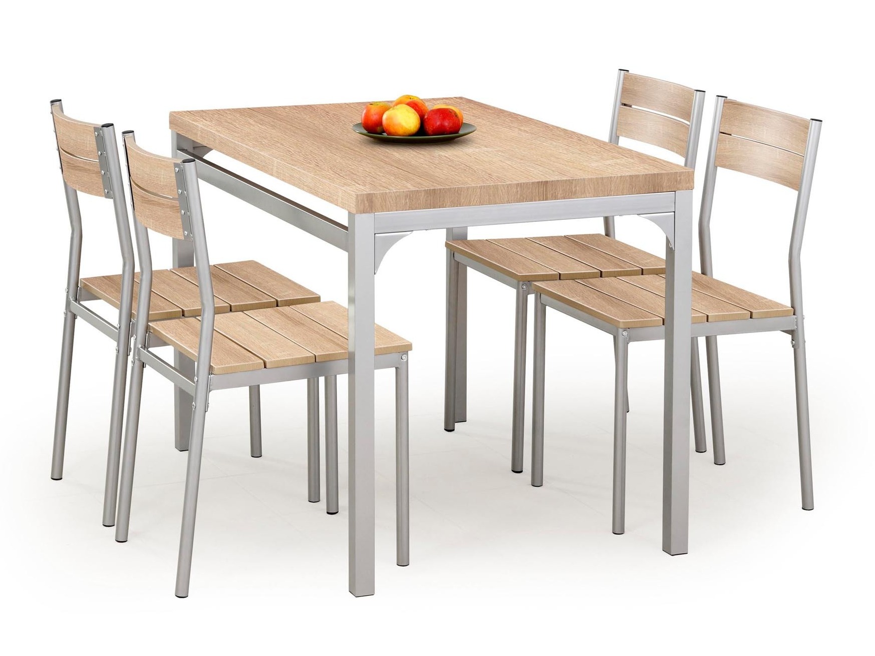 Conjunto de mesas y sillas para comedor Houston 128 (Roble Sonoma)