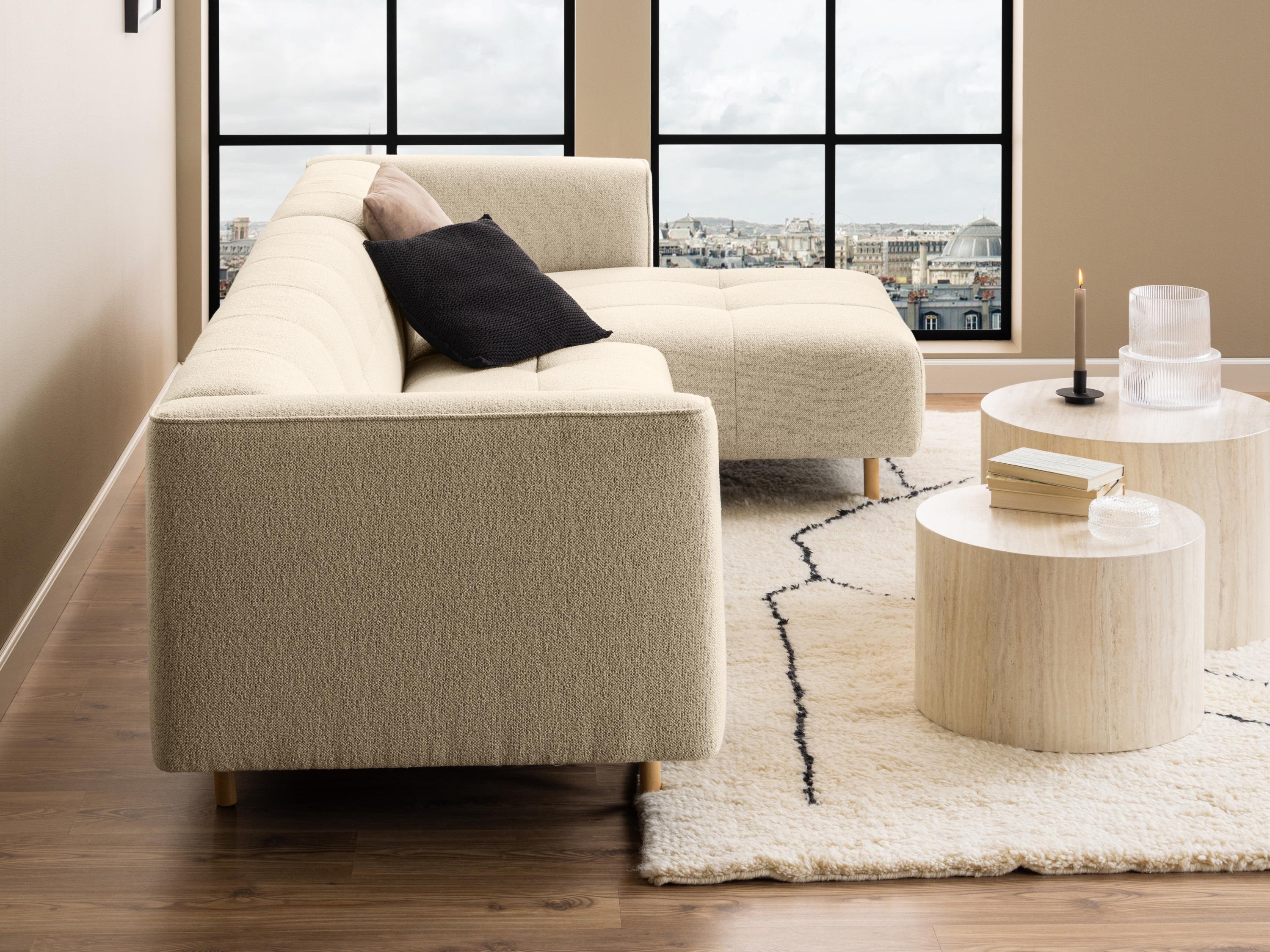 Conjunto mesa de centro Norsica 800 (Beige)