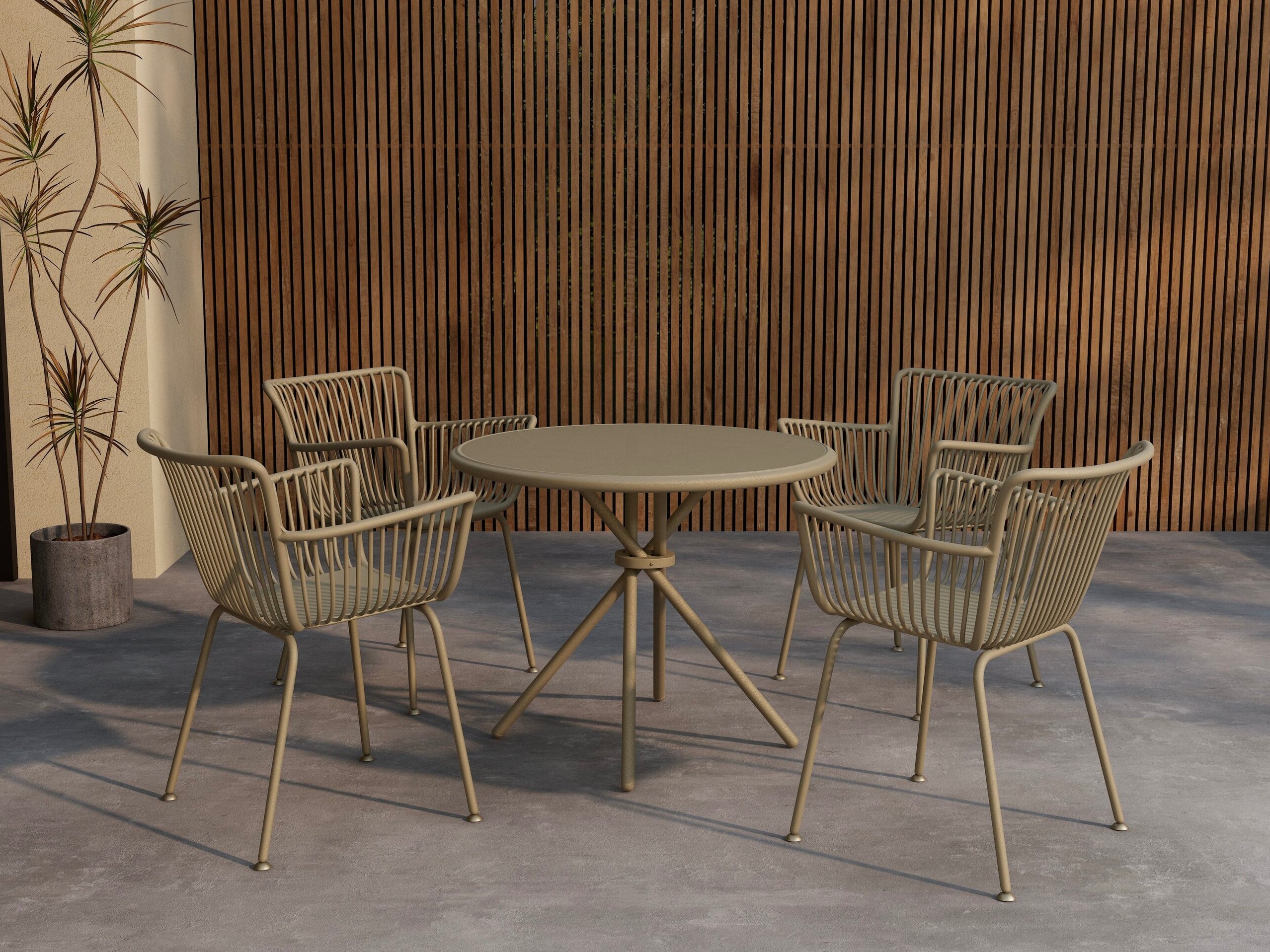 Conjunto de mesa y sillas Dallas 5163