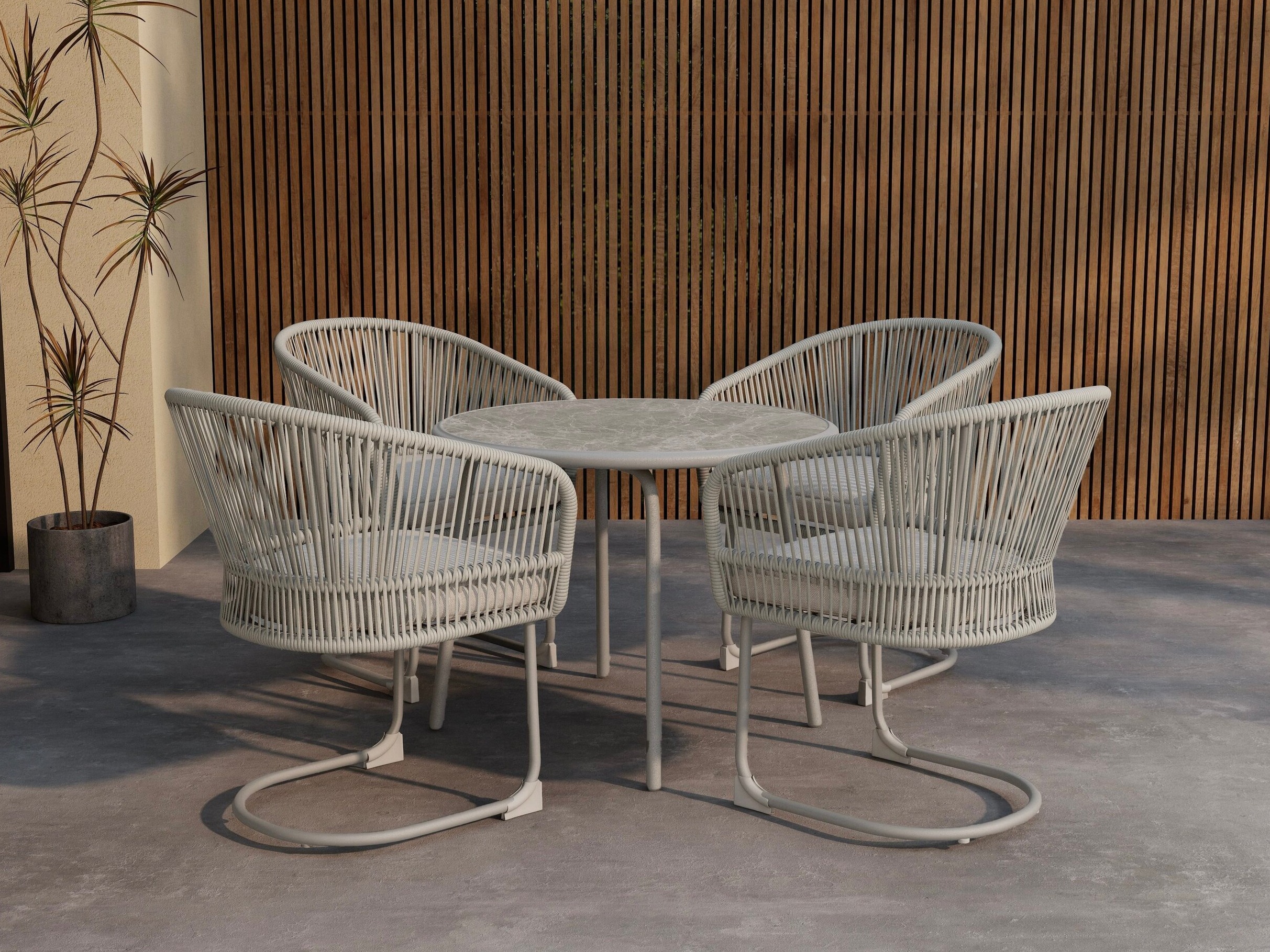 Conjunto de mesa y sillas Dallas 5164