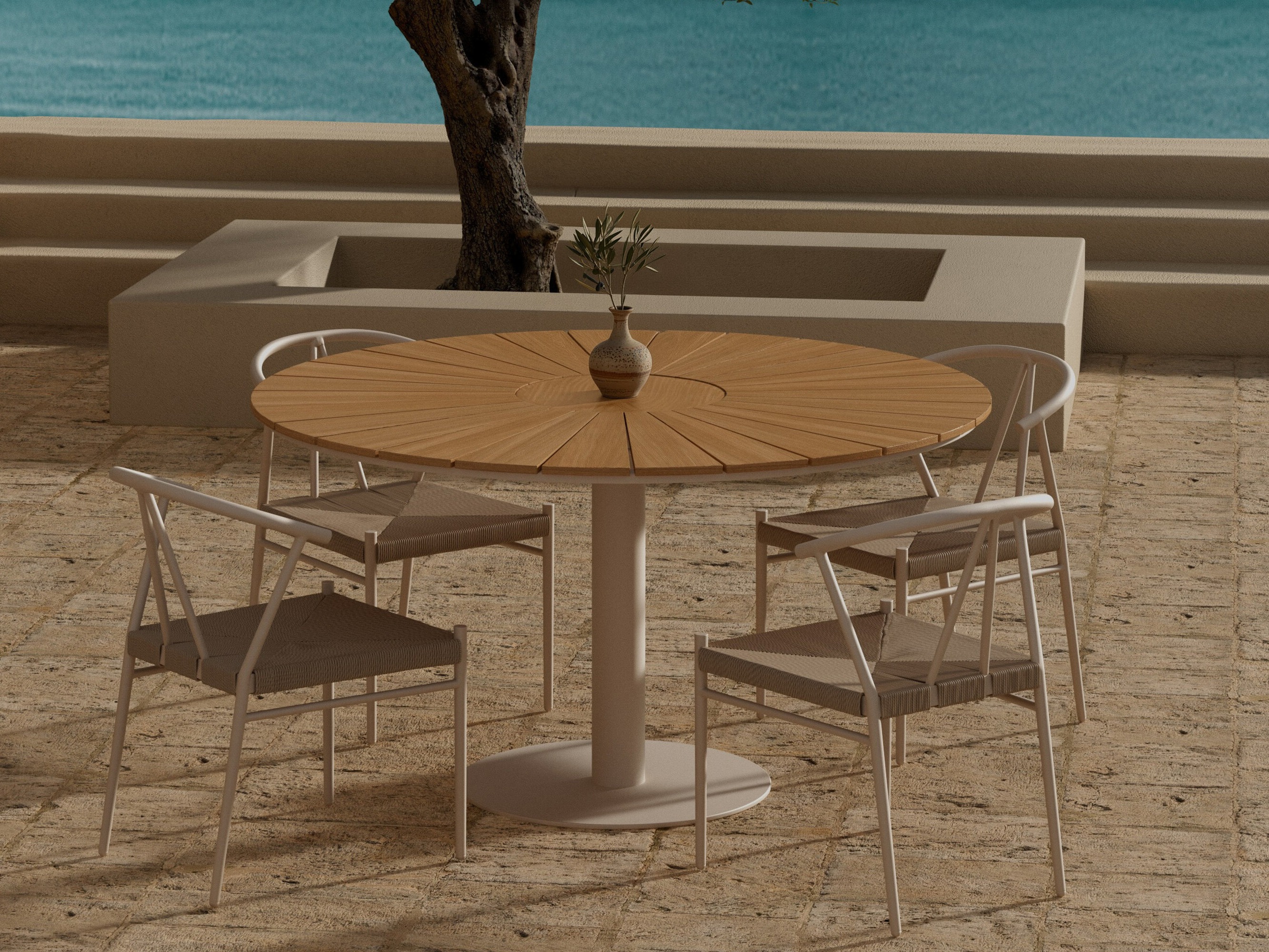 Conjunto de mesa y sillas Dallas 5167