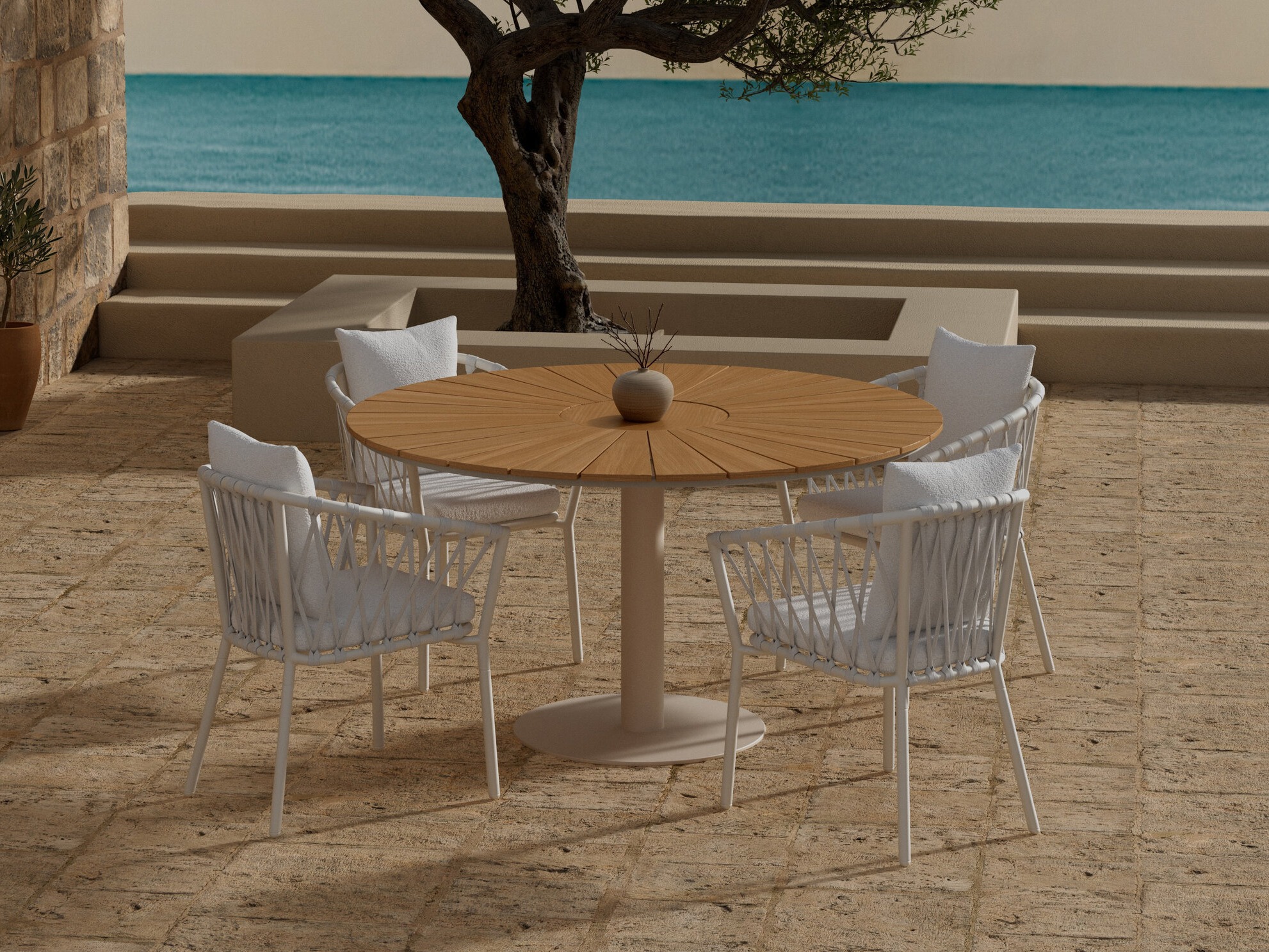 Conjunto de mesa y sillas Dallas 5168