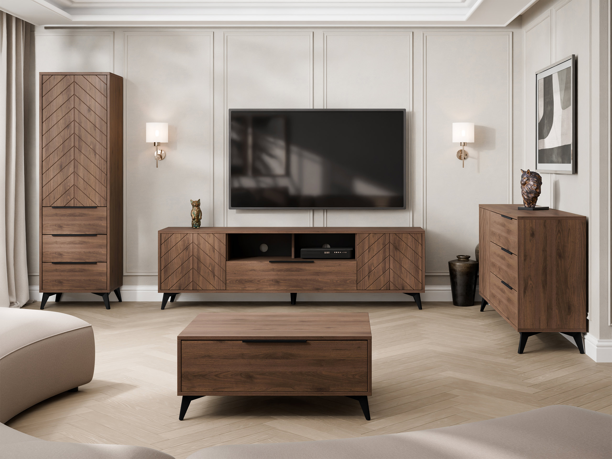 Conjunto de salón Comfivo Citrus IV