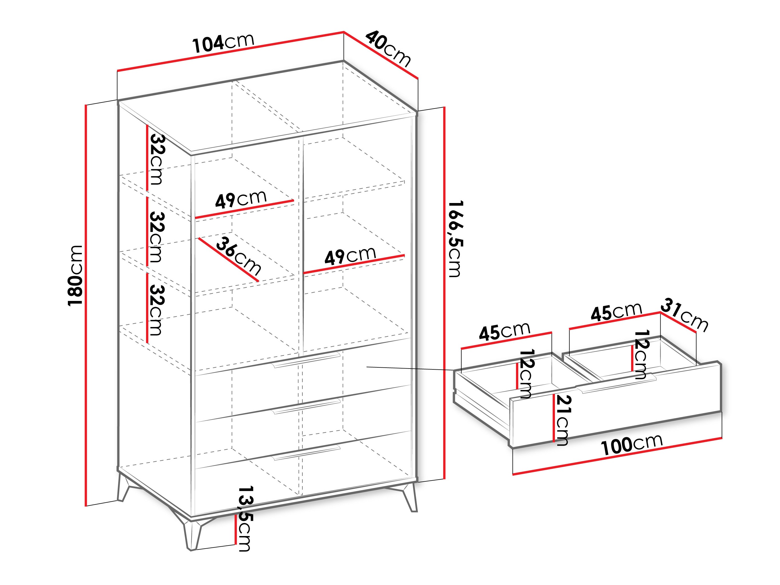 Estantería Comfivo Citrus IV