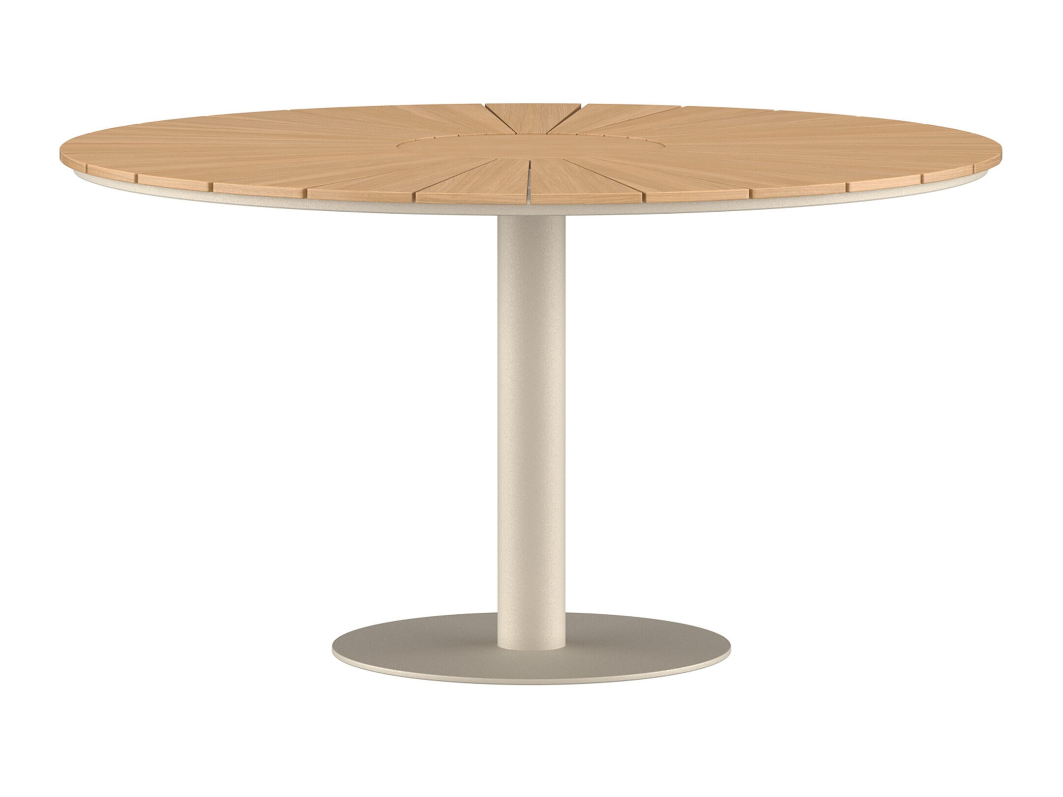Mesa para exterior Dallas 5166 (Beige + Teca)