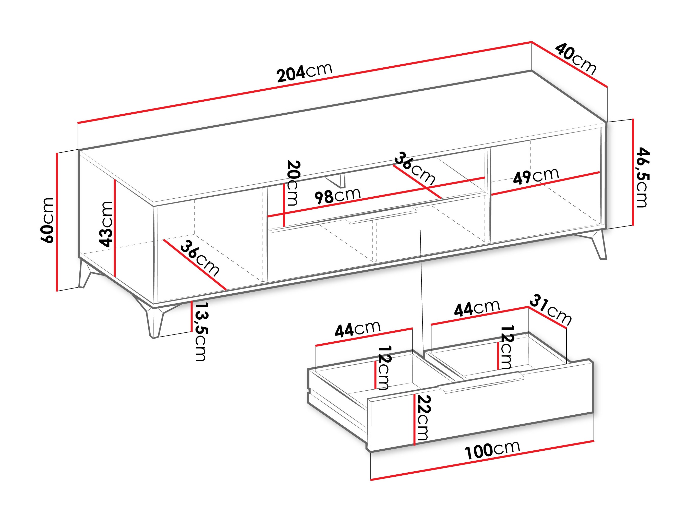 Mueble TV Comfivo Citrus I