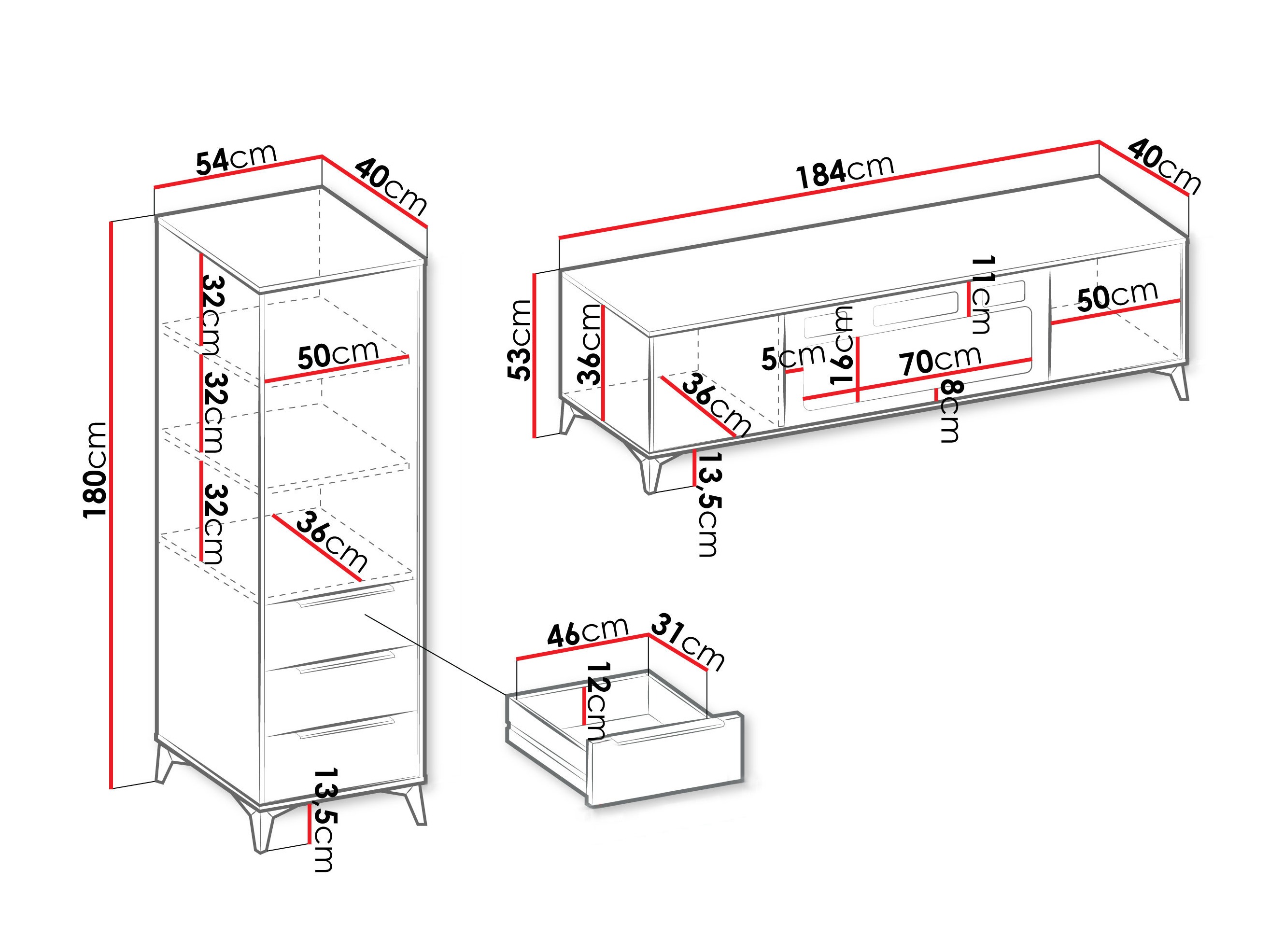 Conjunto de salón Comfivo Citrus V