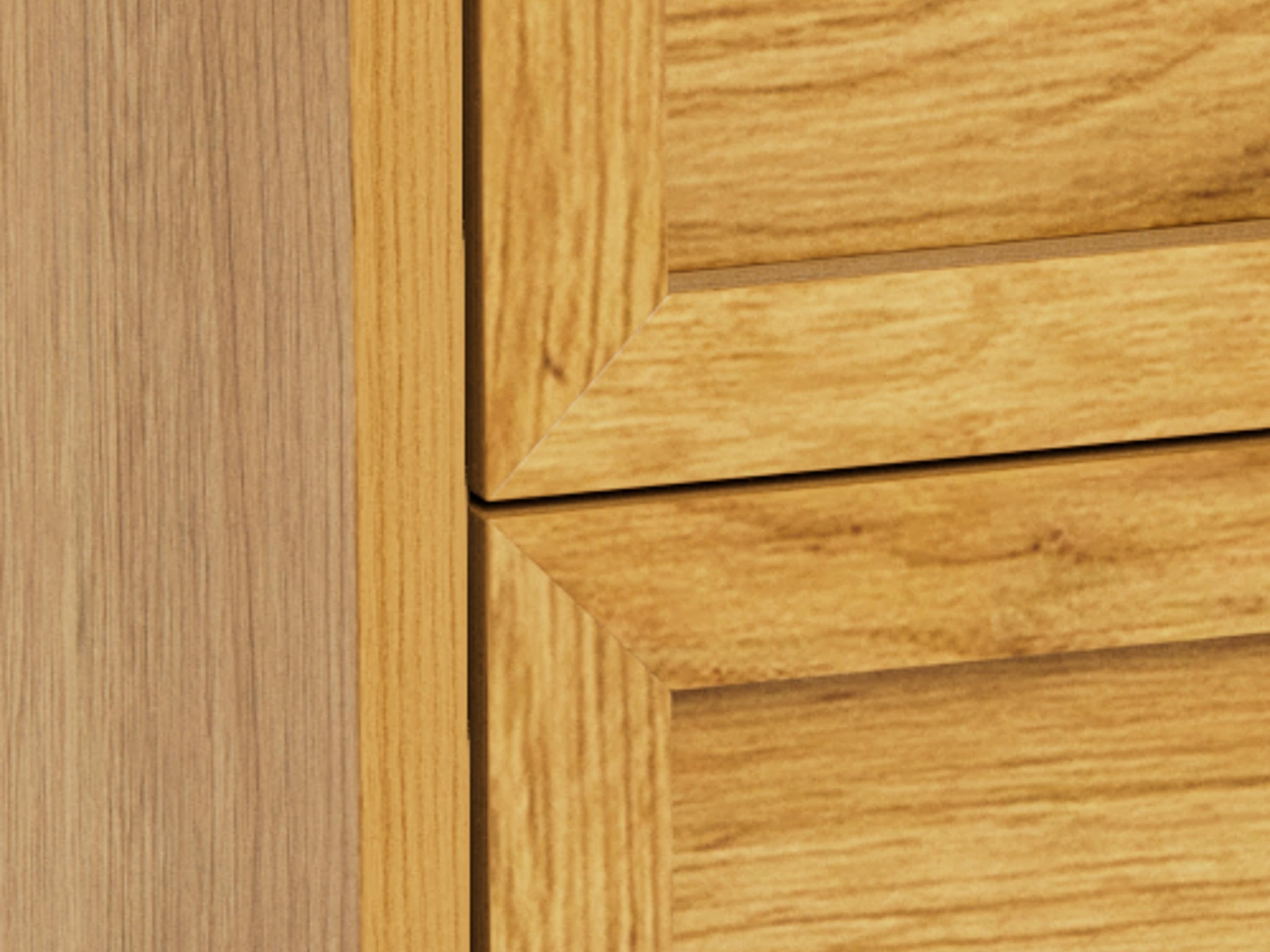 Mesilla de noche Norsica 1050 (Negro + Roble salvaje)