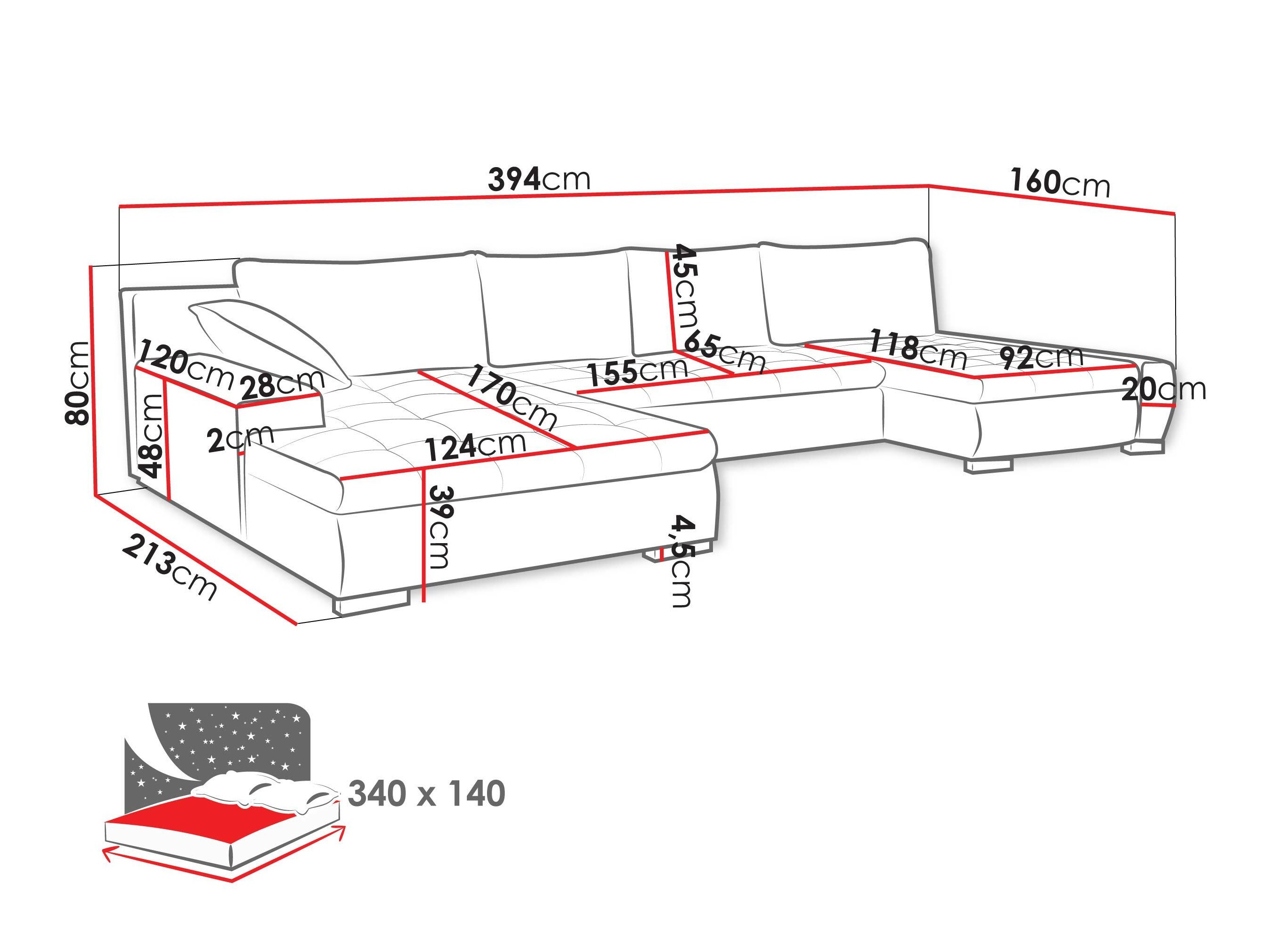 Sofá rinconero Comfivo Oliva (Clara 215.03)