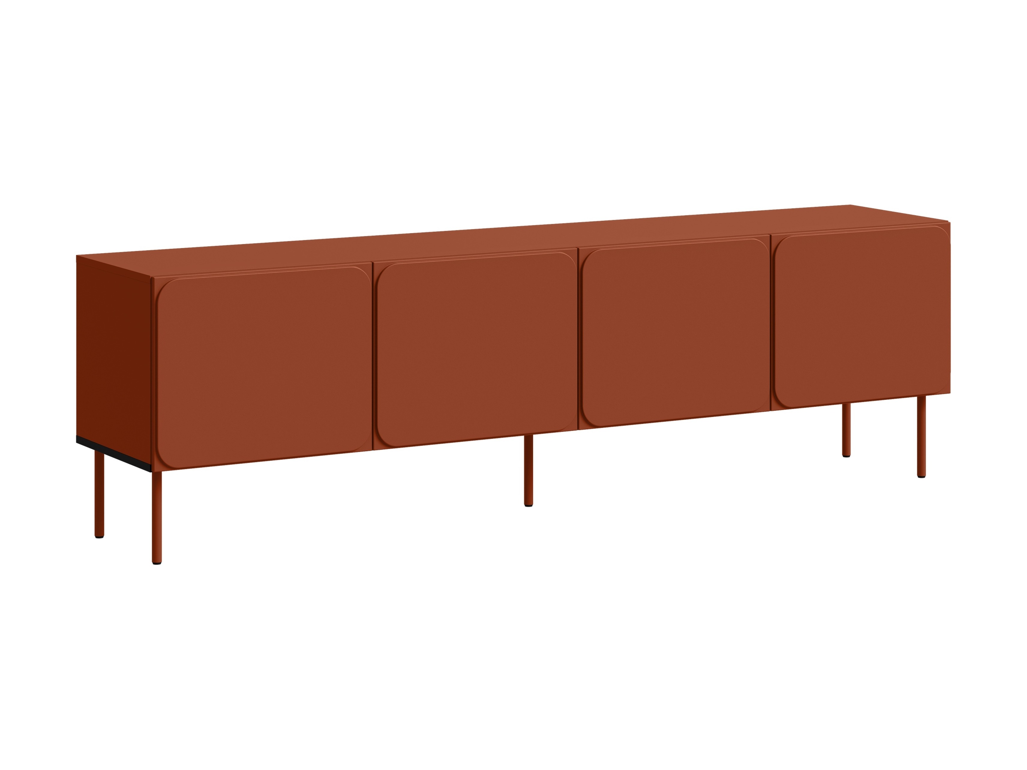 Mueble TV Fentore 101 (Rojo)