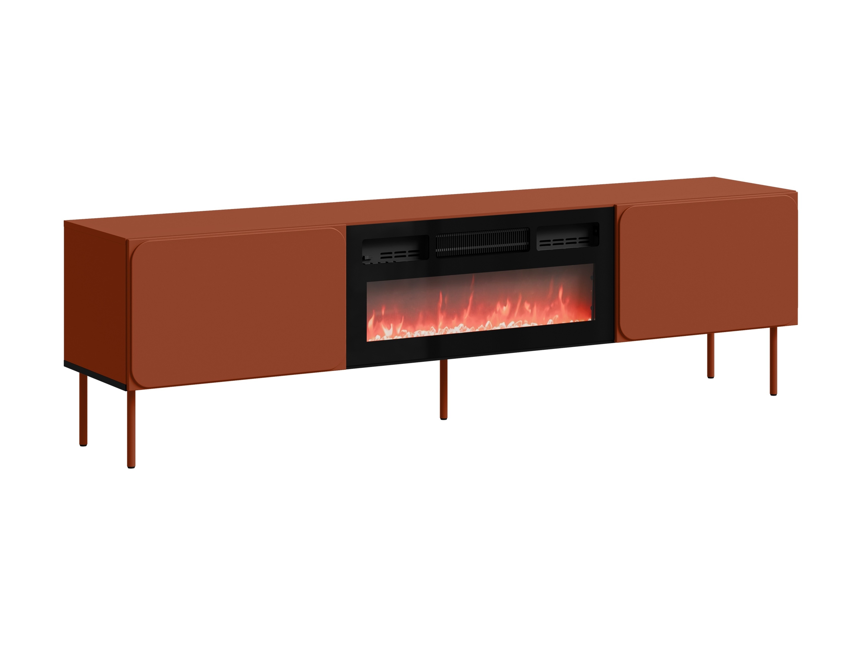 Mueble TV Fentore 104 (Rojo)