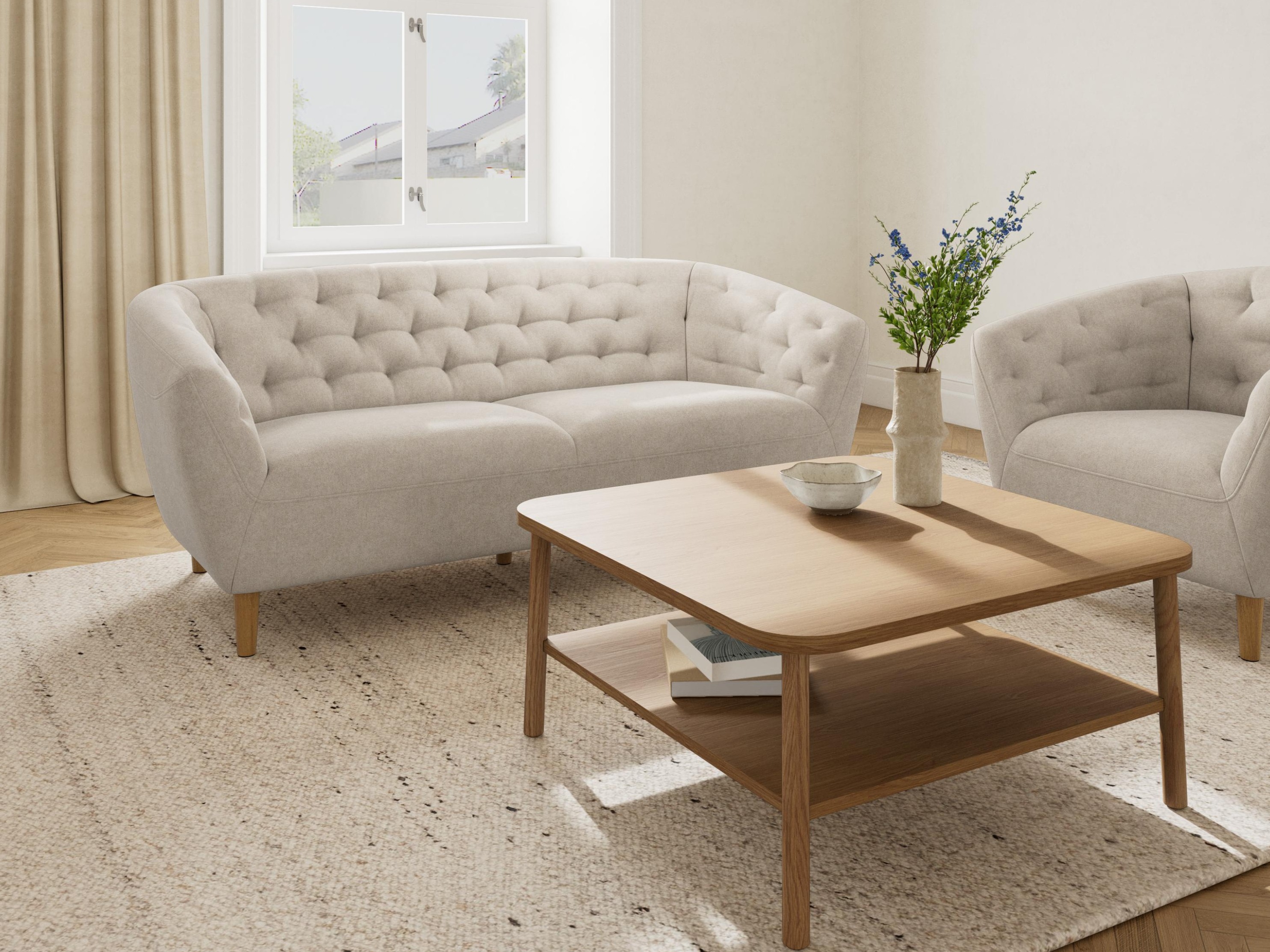 Sofá chesterfield Norsica 1052