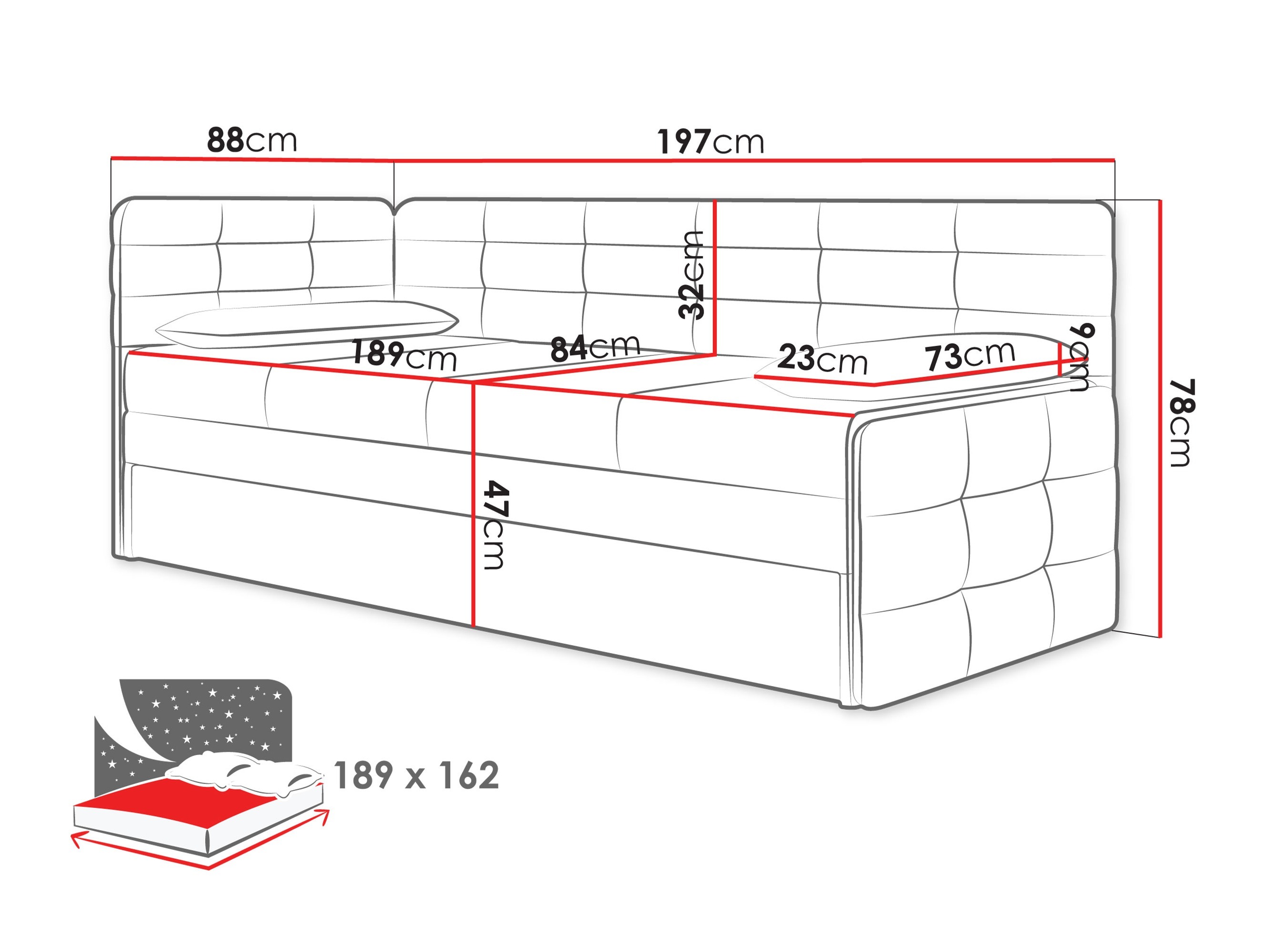 Cama Providence 199 (Polo 872)