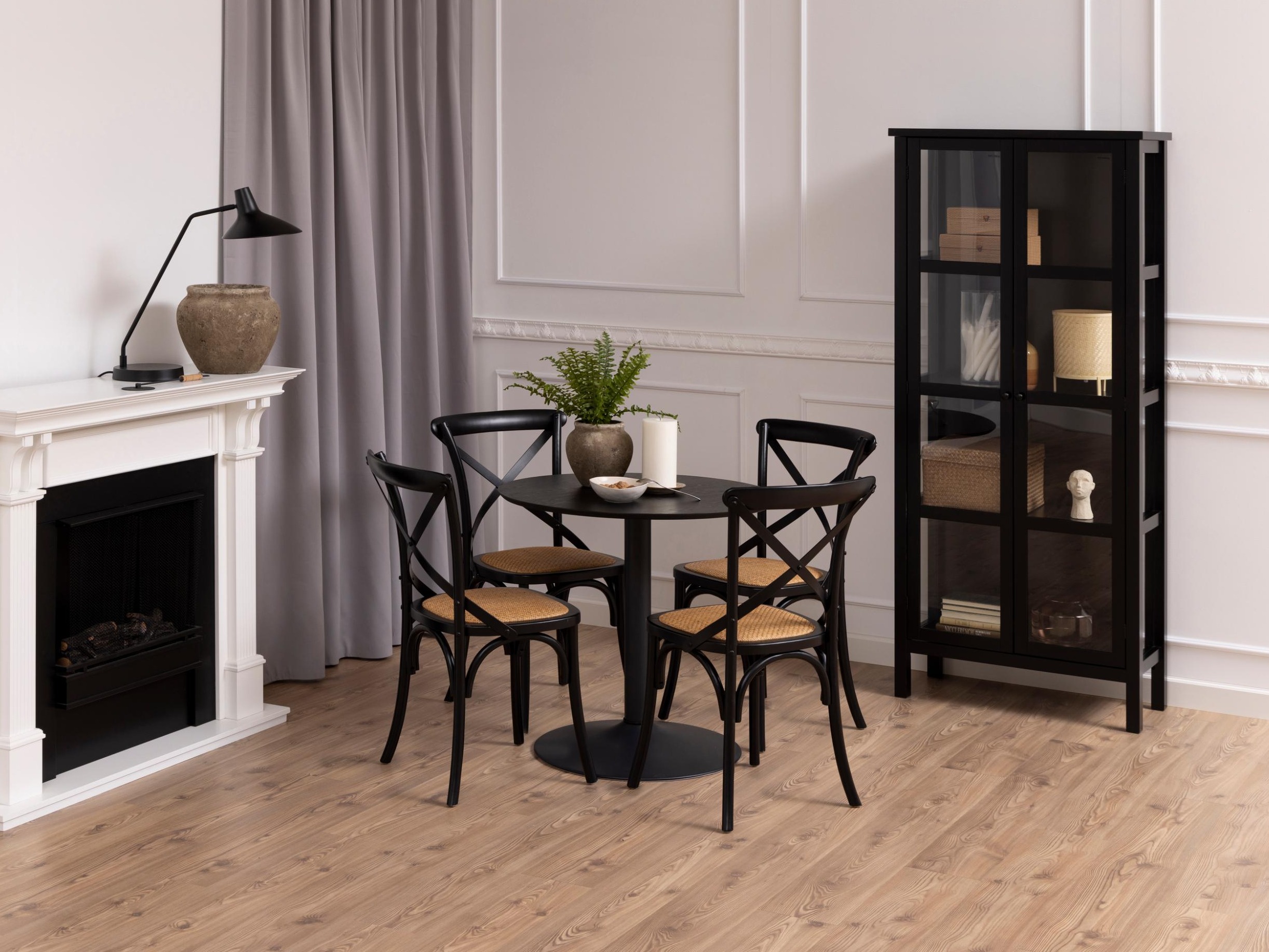 Mesa Norsica 1057 (Negro + Cenizas negro)