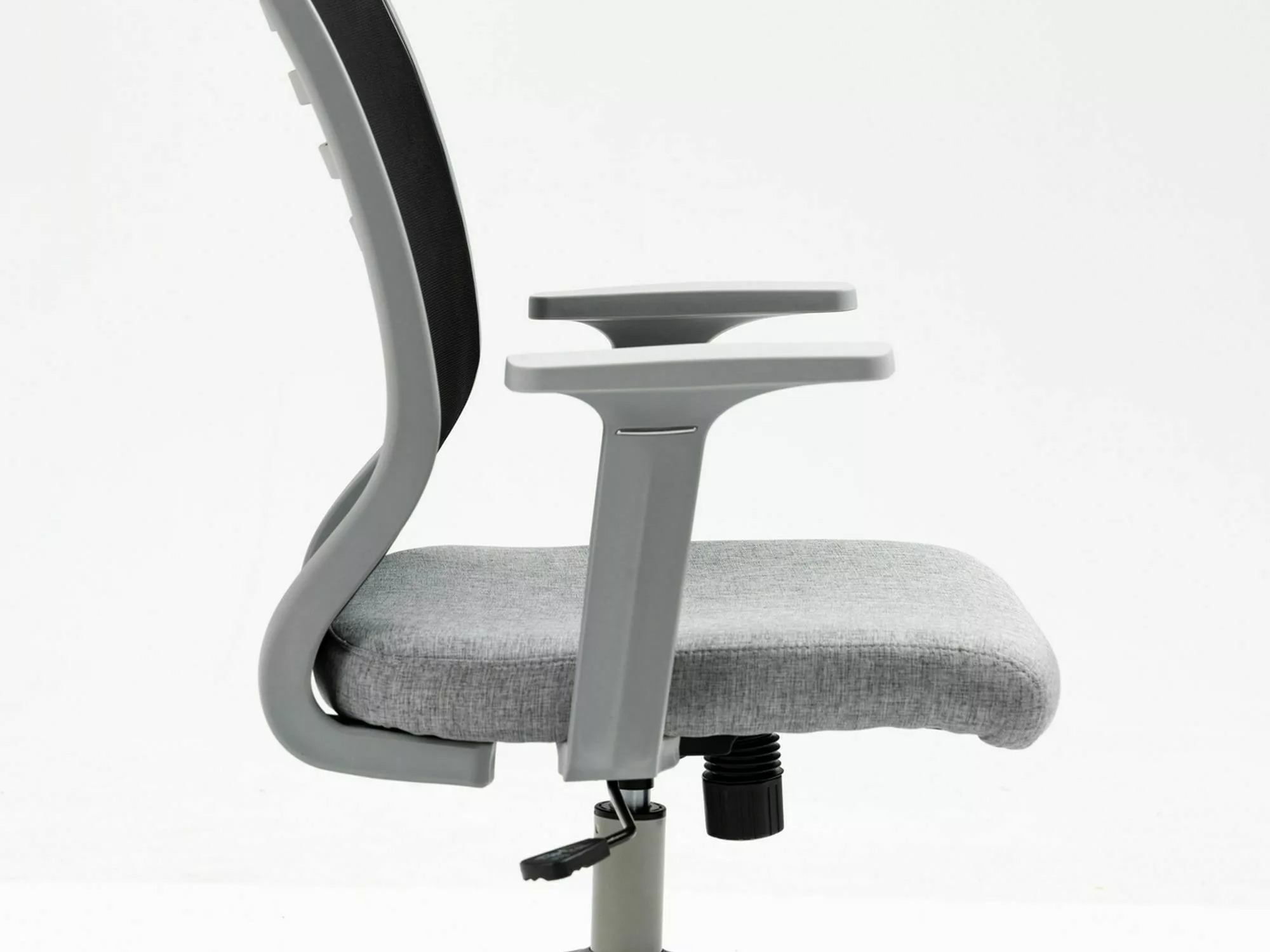 Silla de oficina Detroit 694 (Gris + Negro)