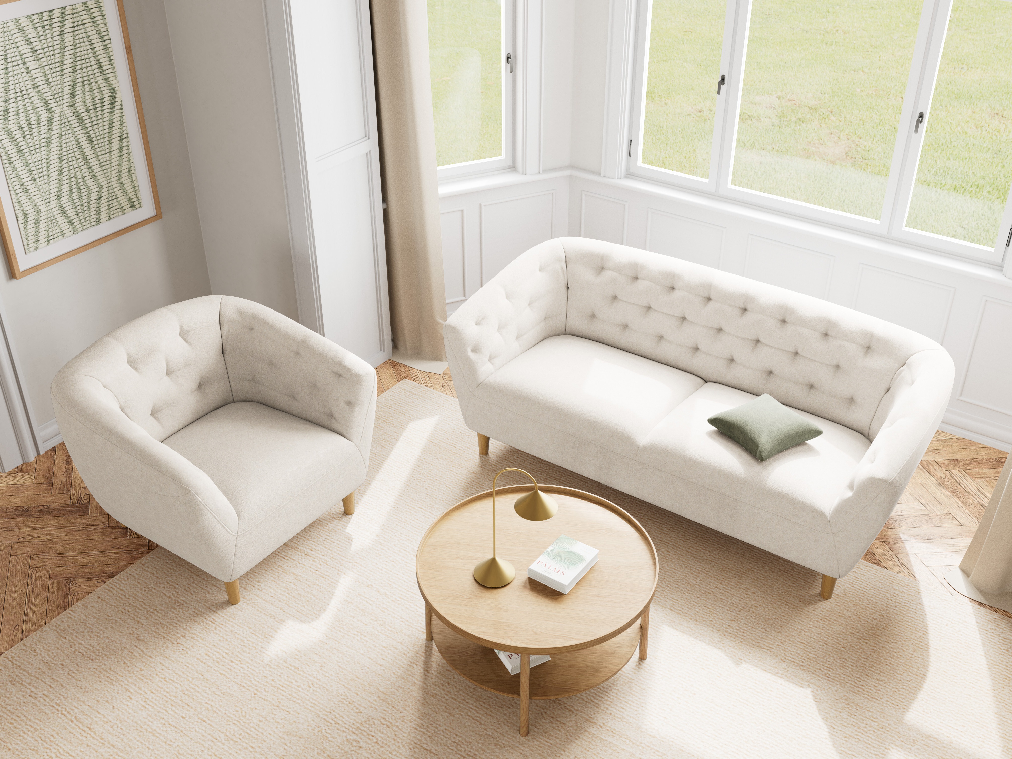 Sofá chesterfield Norsica 1053