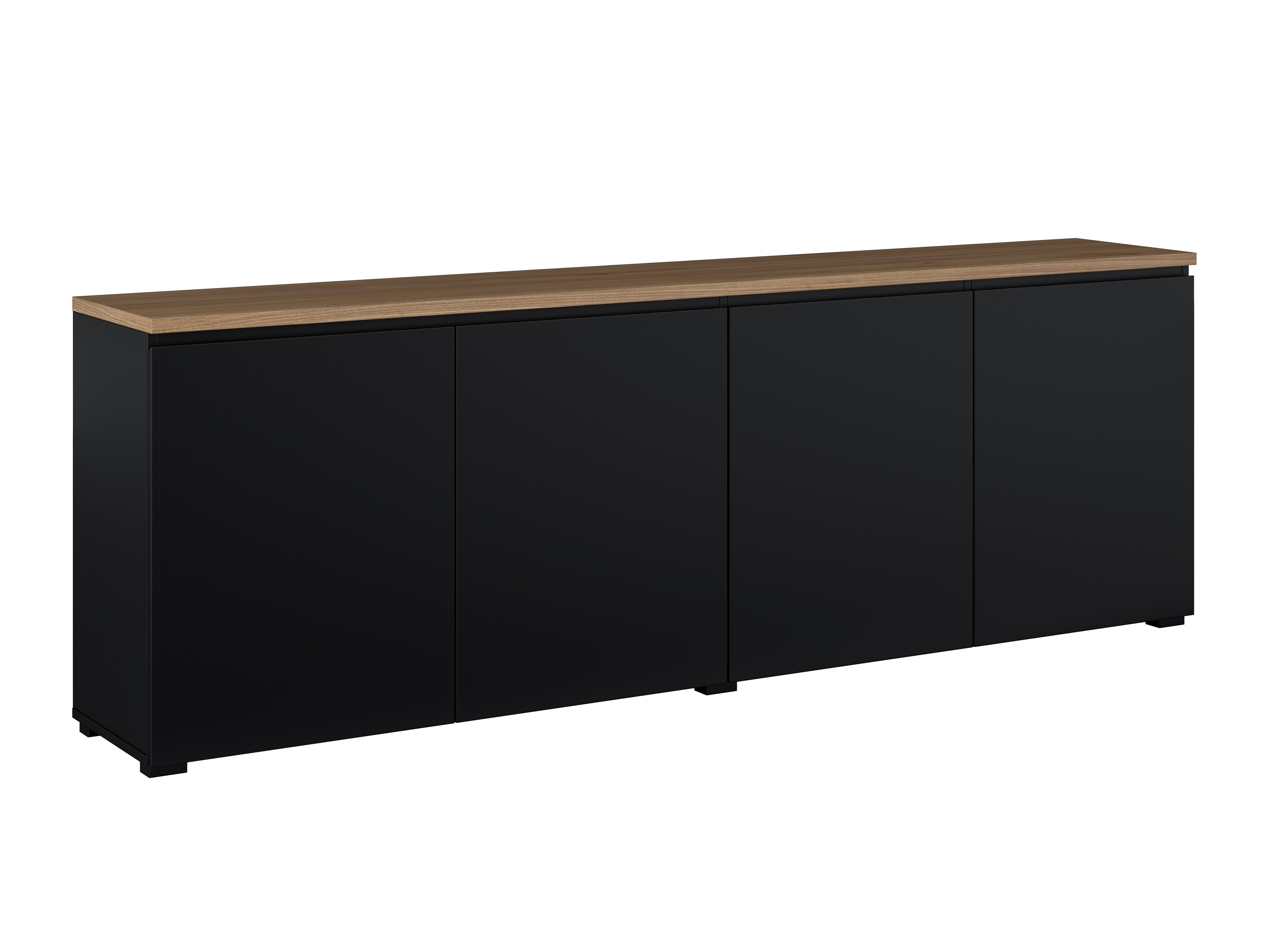 Aparador Baletu 105 (Negro + Roble)