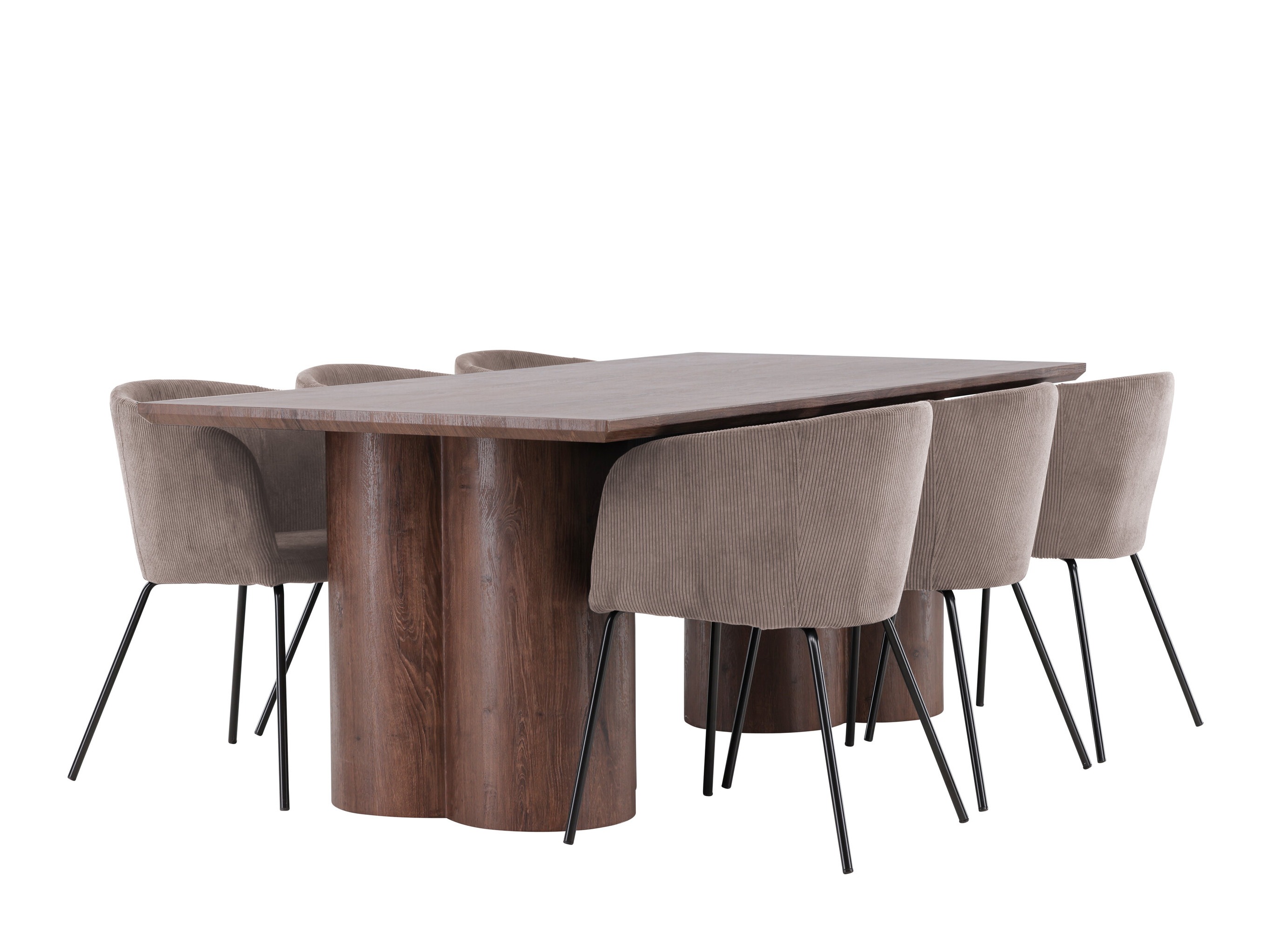 Conjunto de mesas y sillas para comedor Dallas 5184