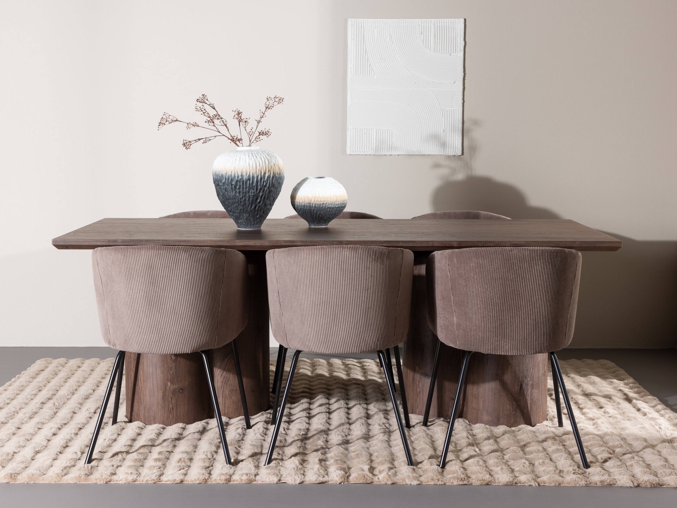 Conjunto de mesas y sillas para comedor Dallas 5184