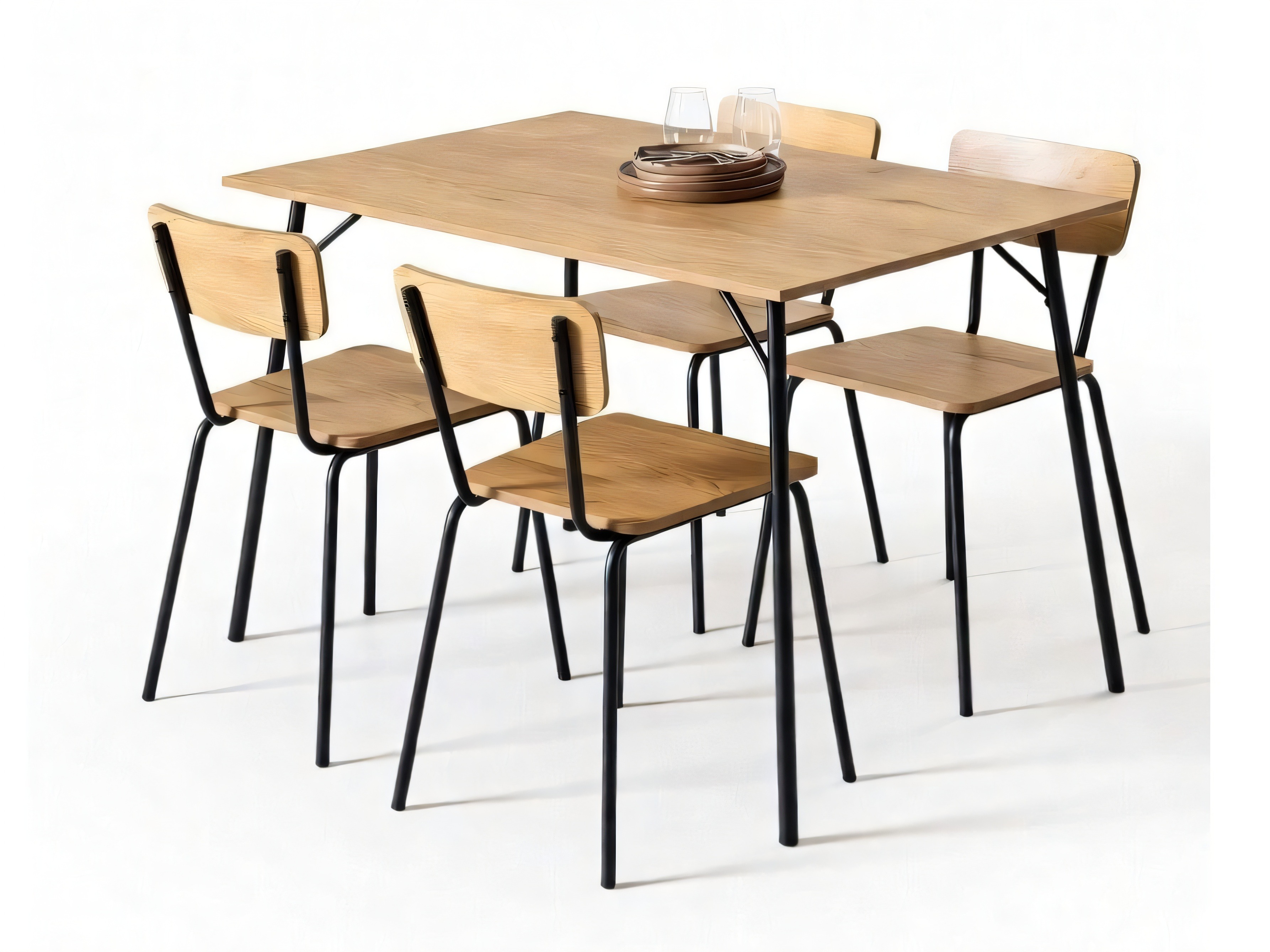 Conjunto de mesas y sillas para comedor Norsica 887