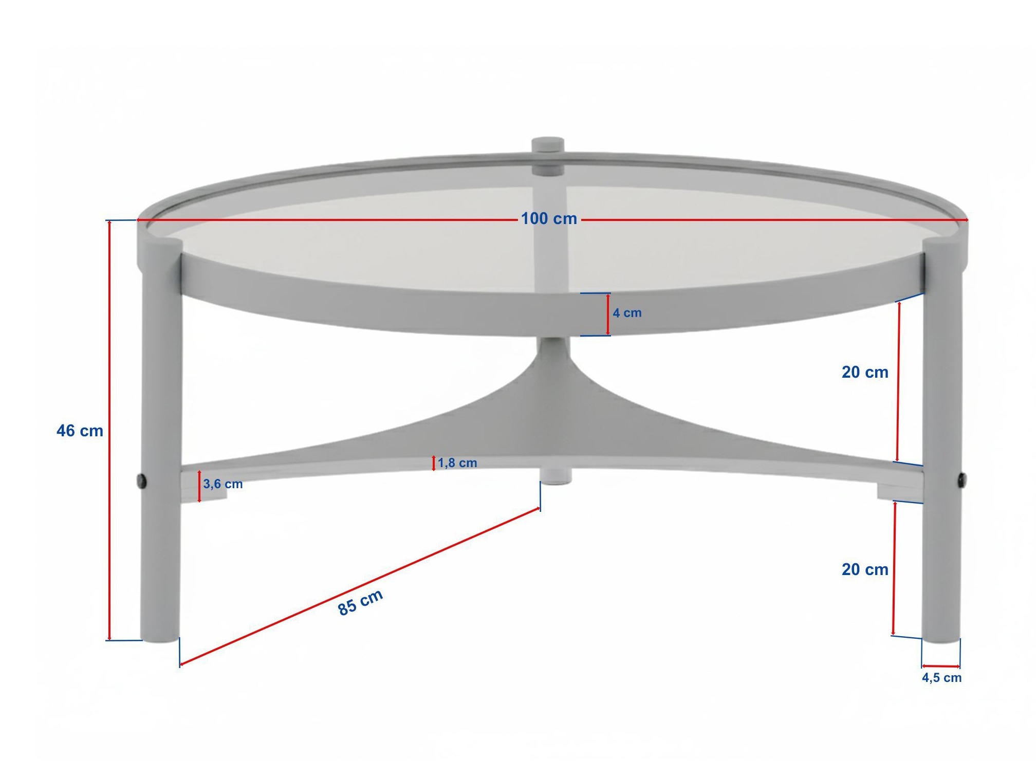 Mesa de centro Kailua 2661 (Nogal)
