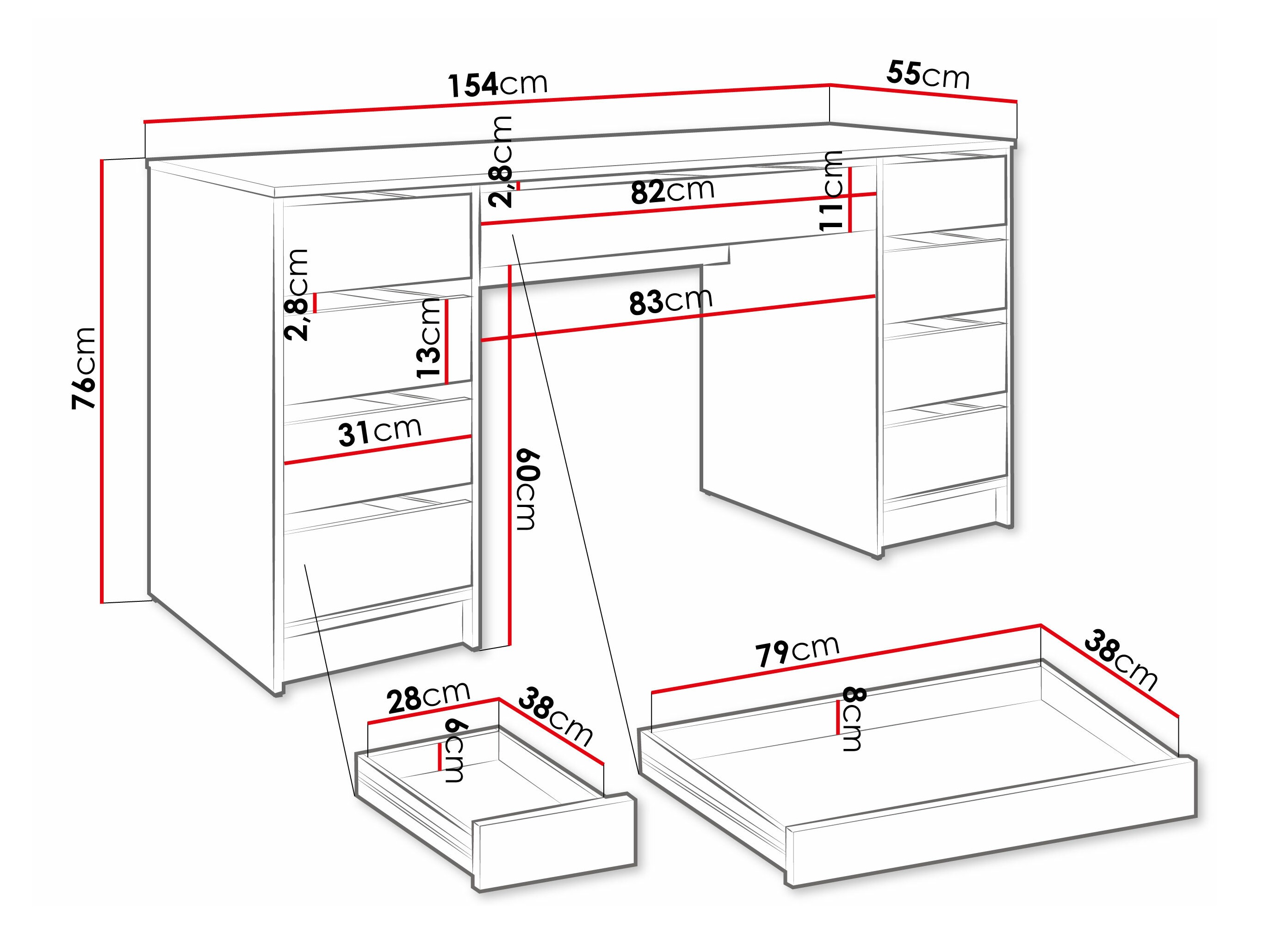 Mesa de oficina SP6684
