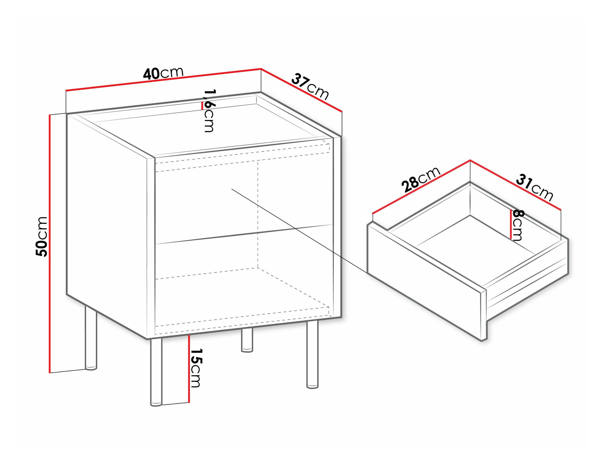 Mesilla de noche SP6685