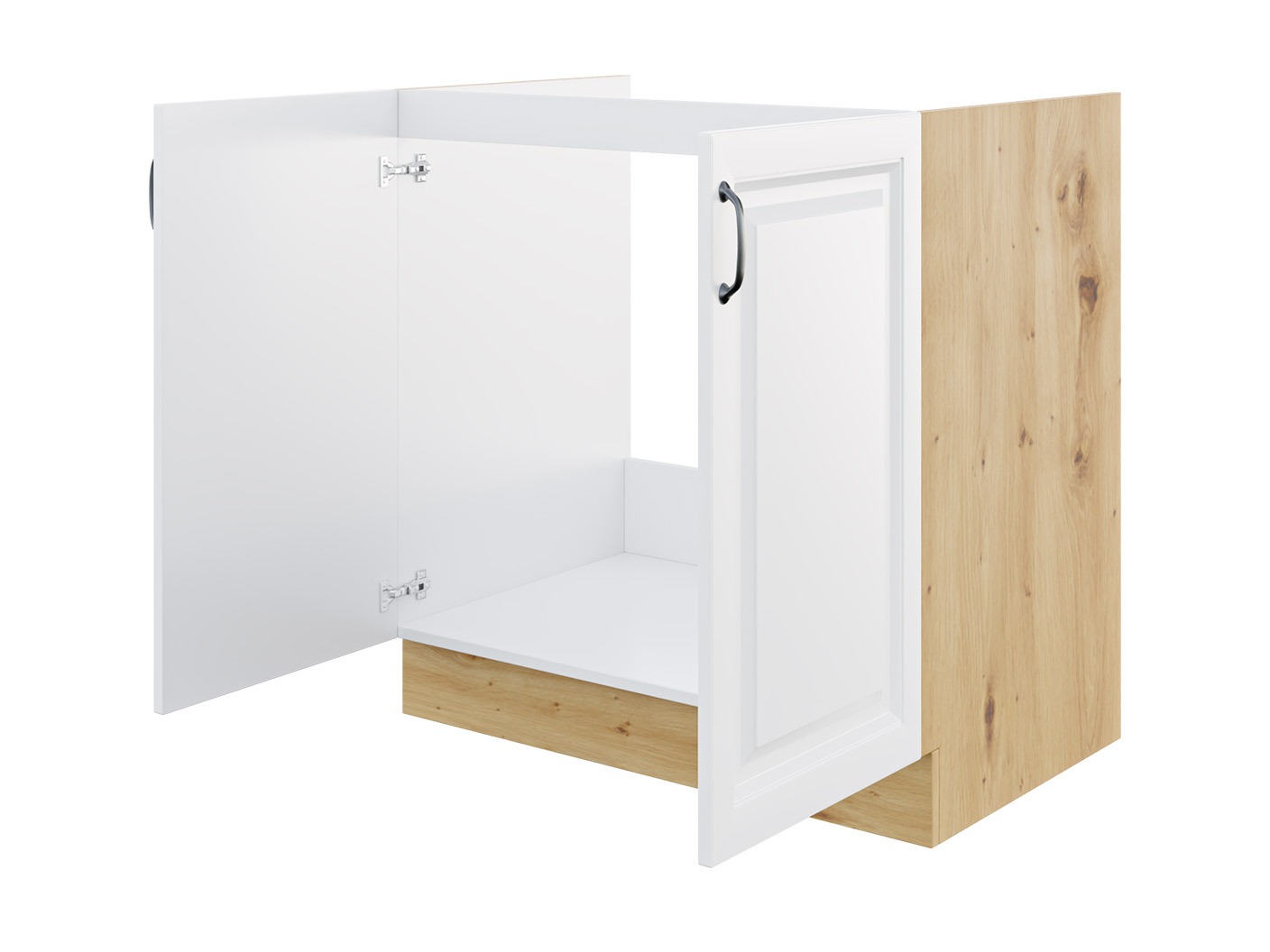 Mueble lavabo modular con puertas Retro White 121