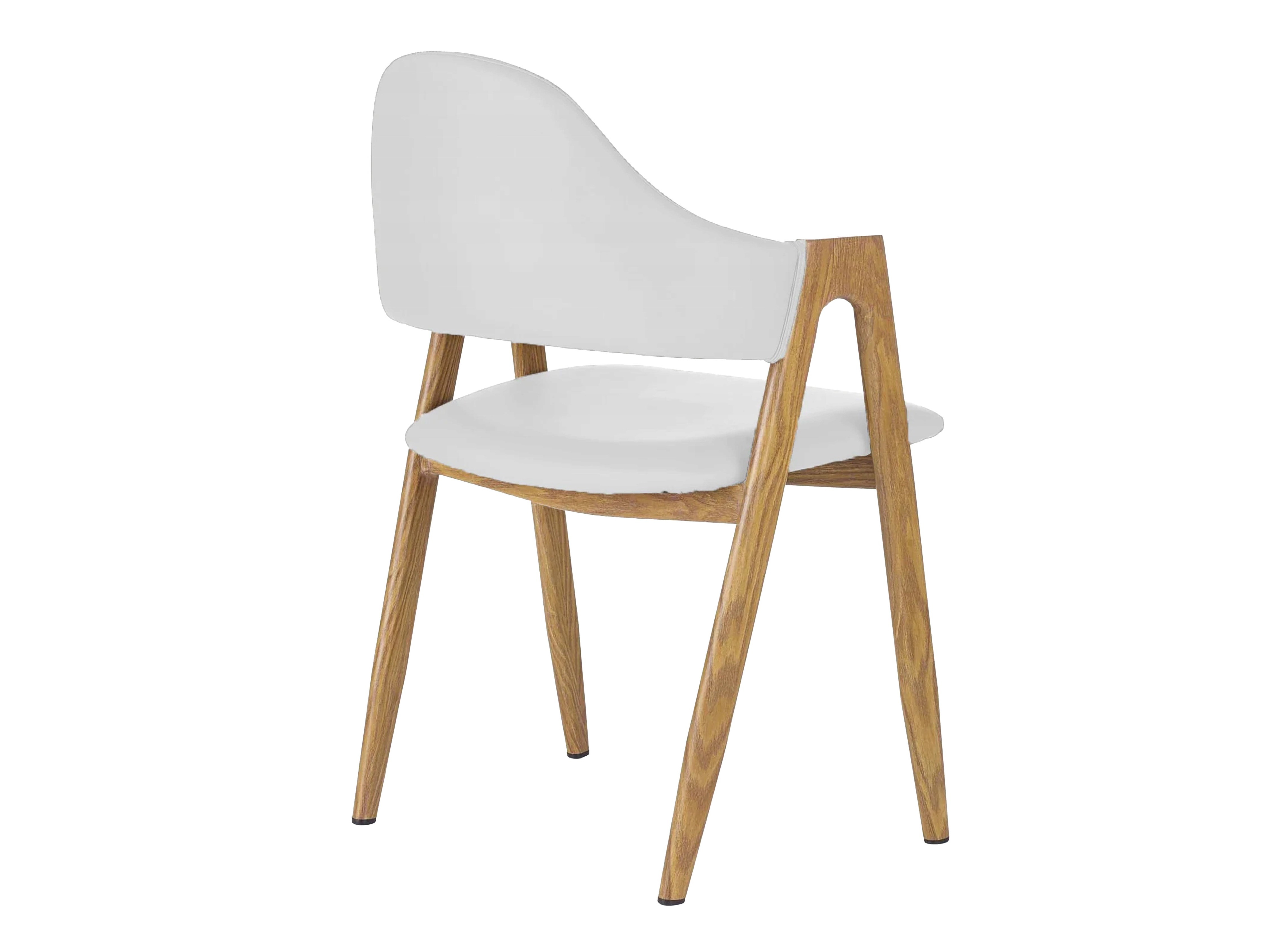 Silla Houston 561 (Blanco + roble)