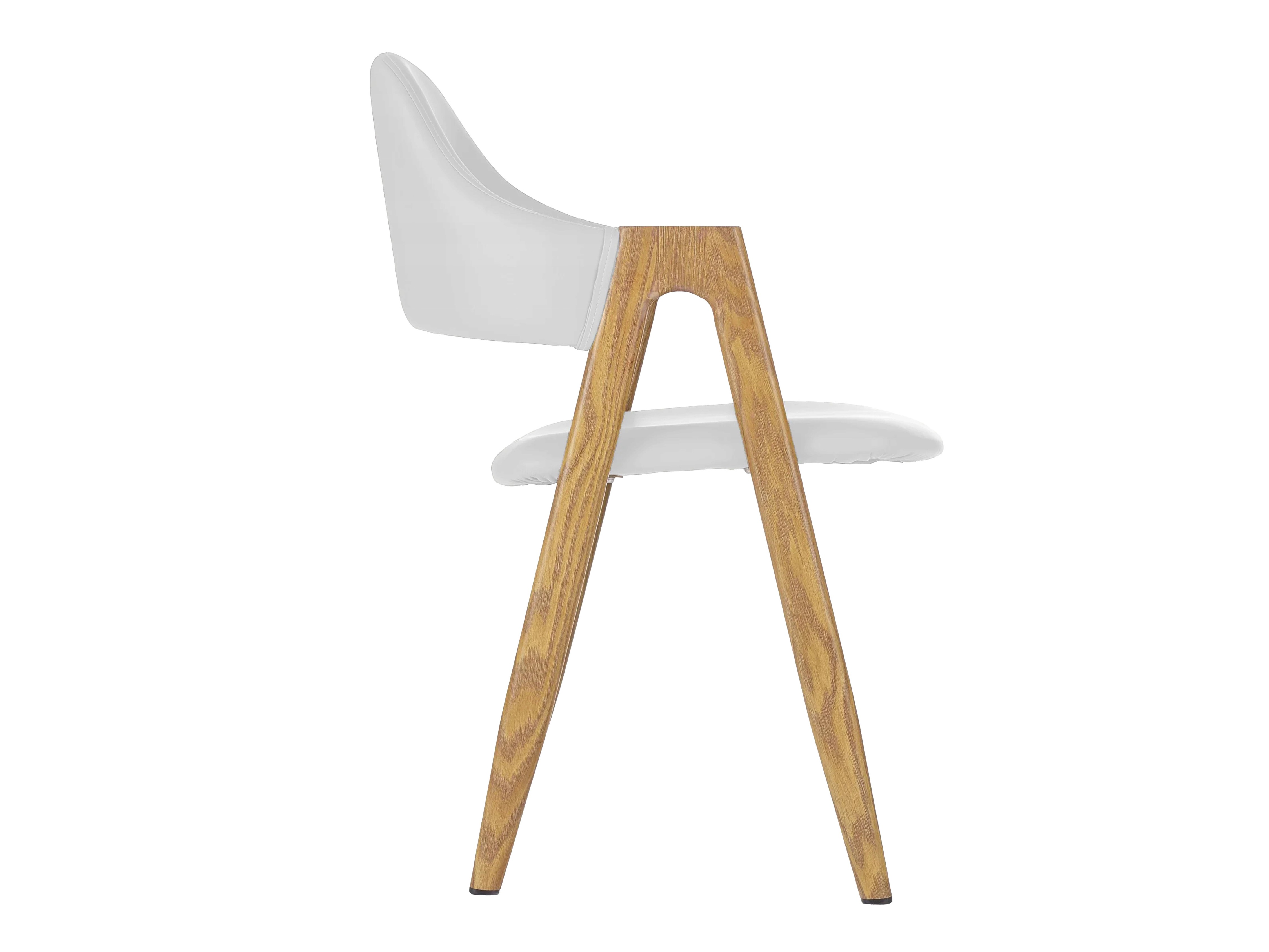 Silla Houston 561 (Blanco + roble)